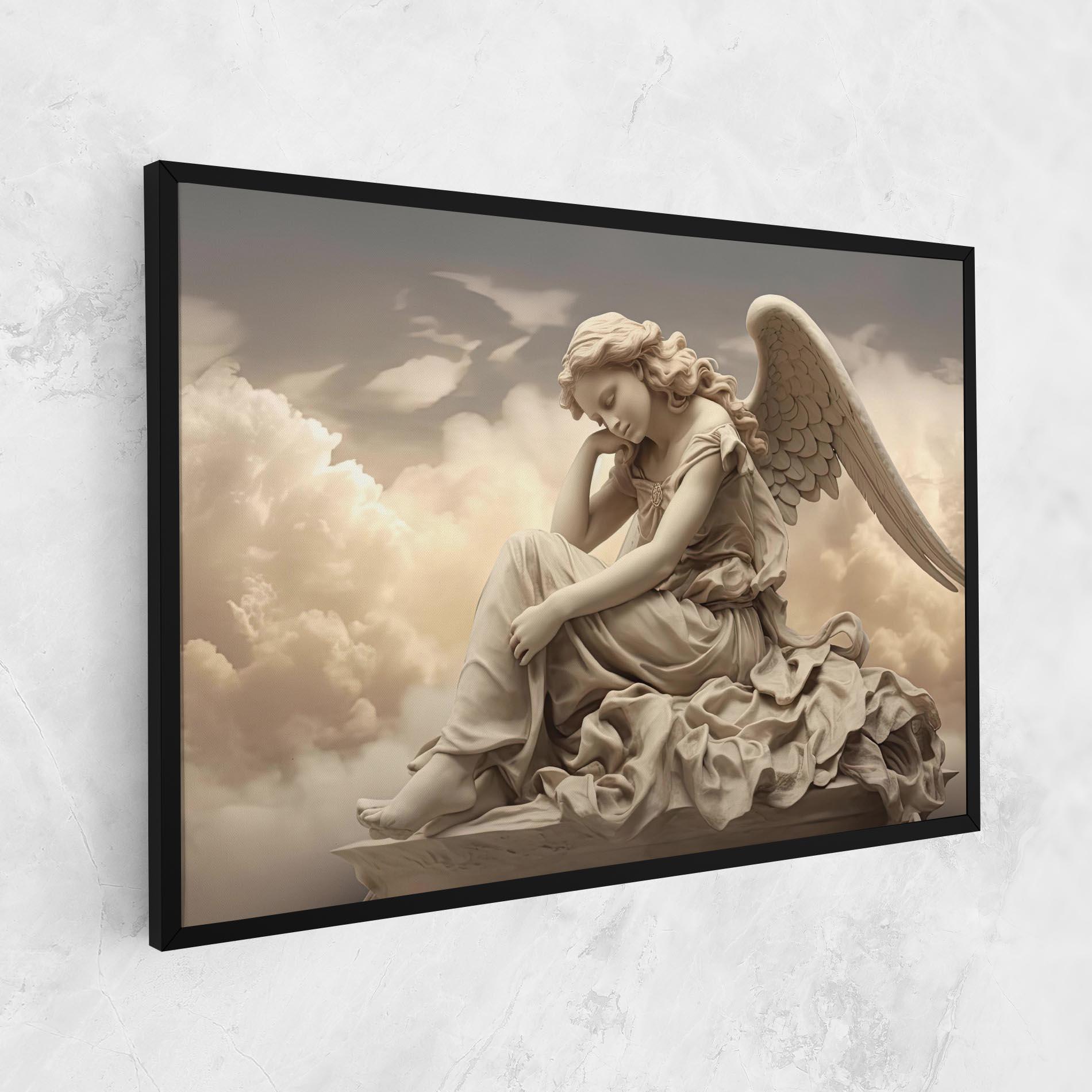 Leinwandbild Angel Guardian Cloud mockup 1
