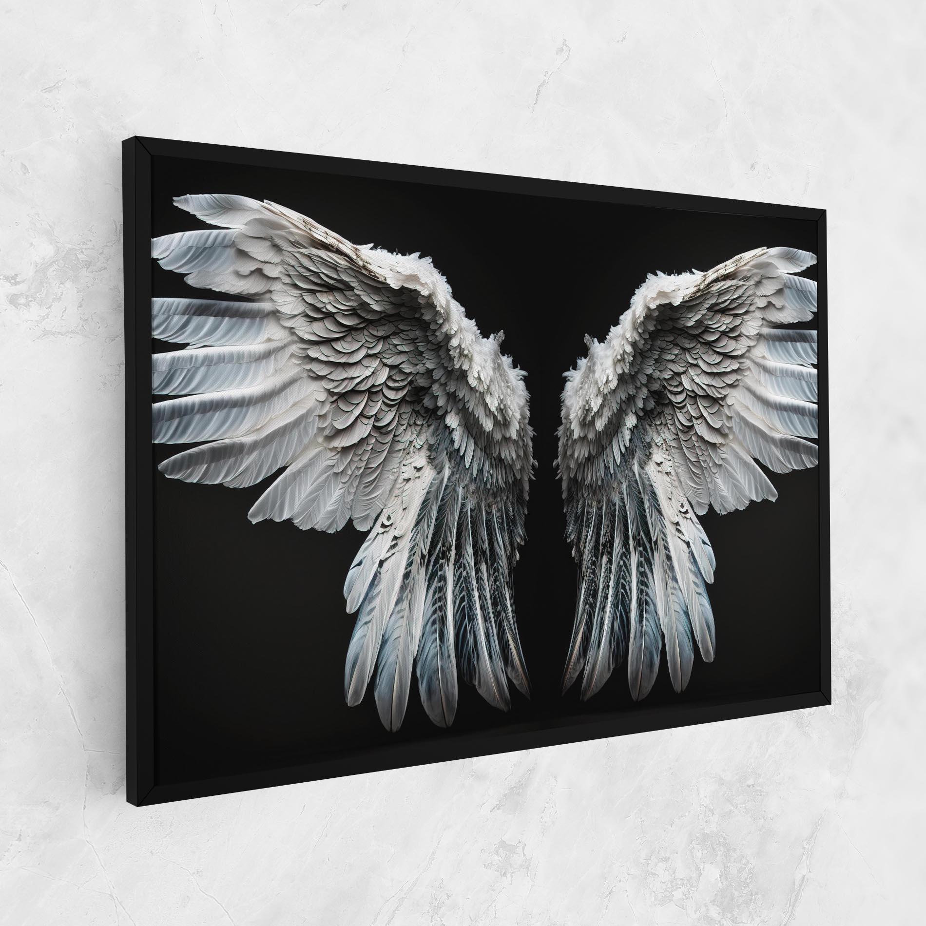 Leinwandbild Big Angel Wings mockup 1