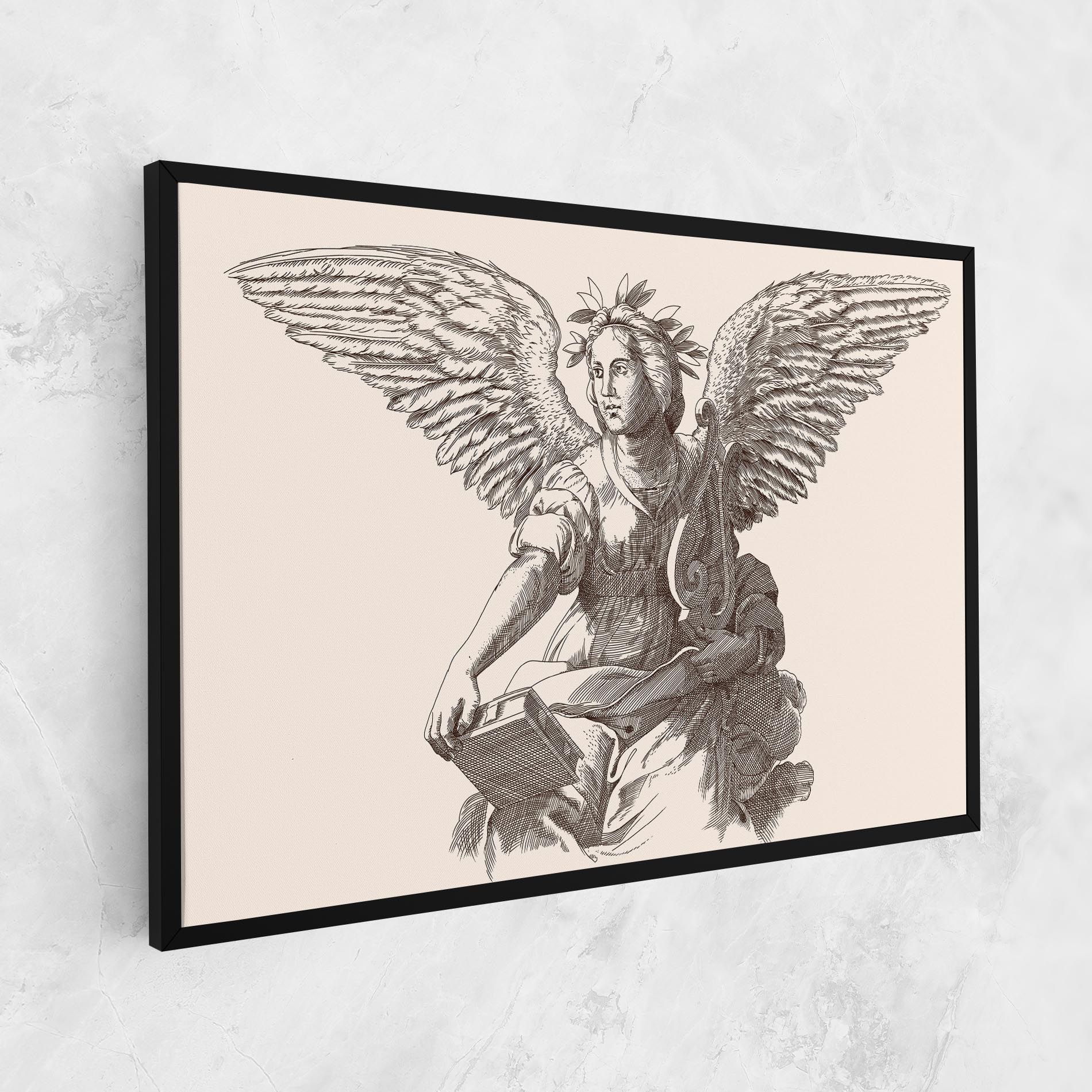 Brown Line Angel mockup 1