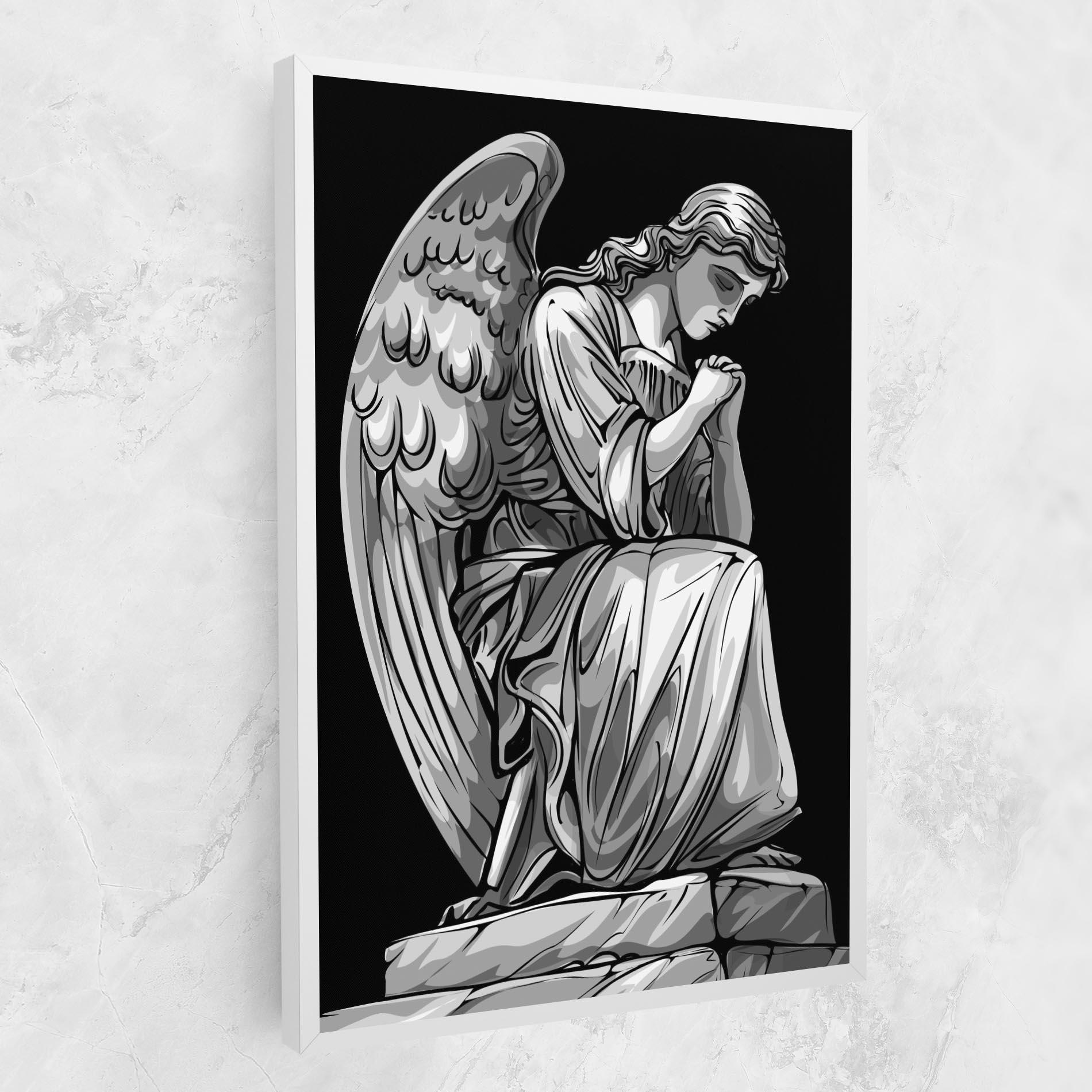 Leinwandbild Pray Angel mockup 1
