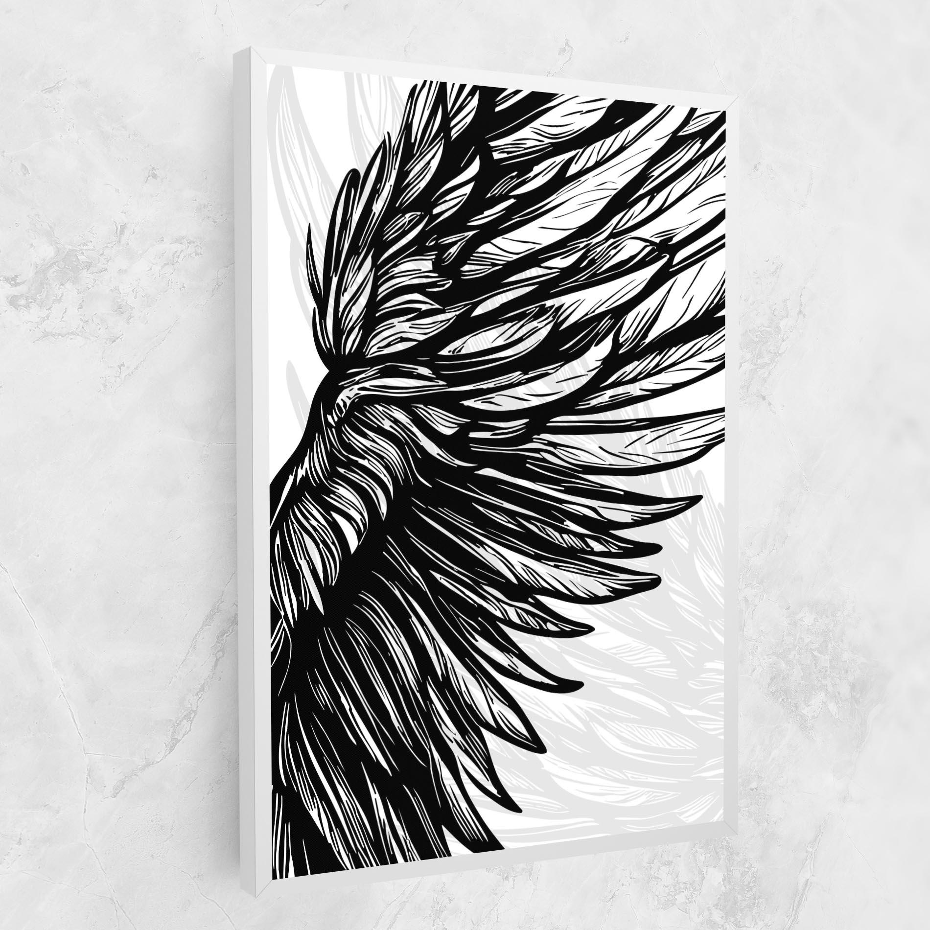 Leinwandbild Wing Line mockup 1