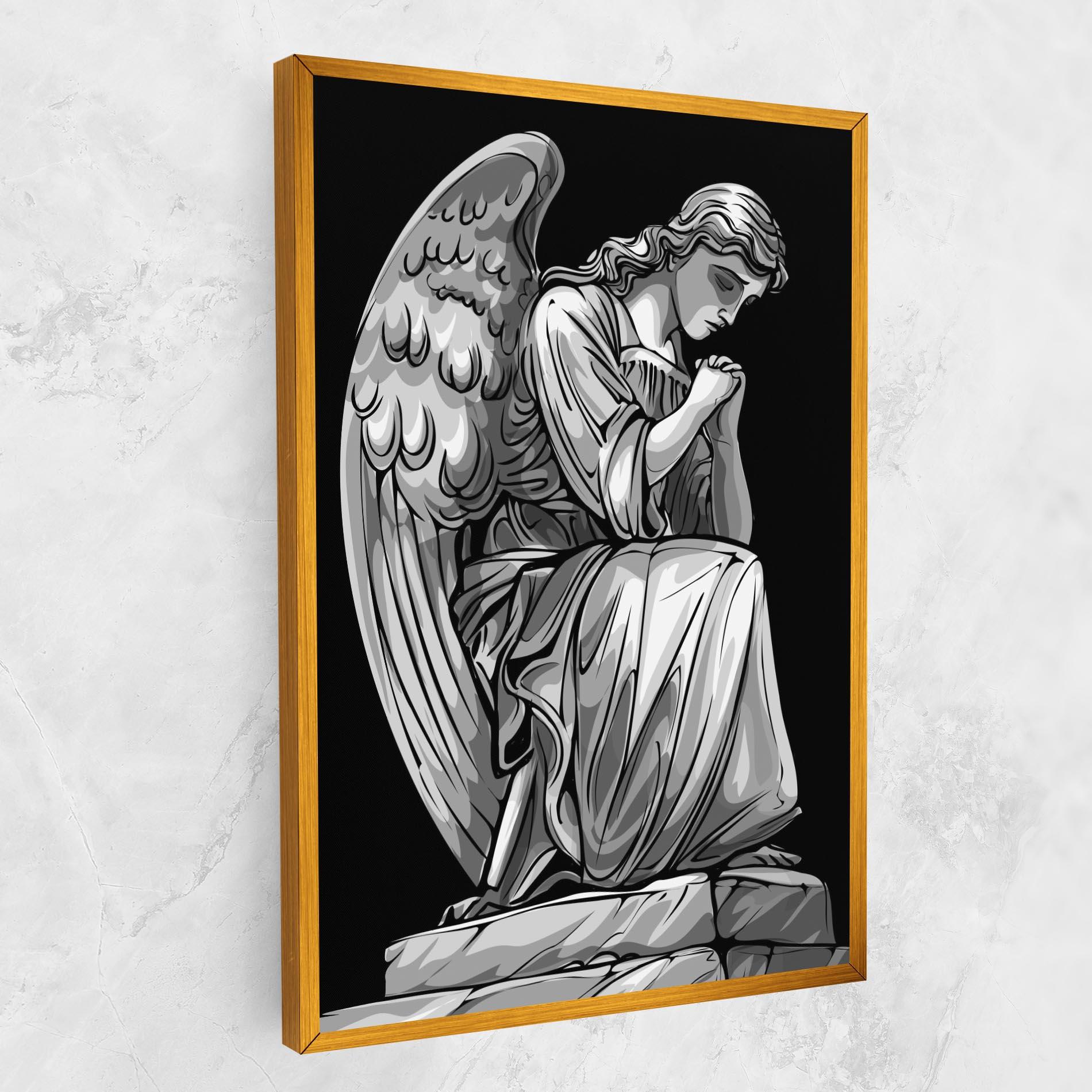 Leinwandbild Pray Angel mockup 1