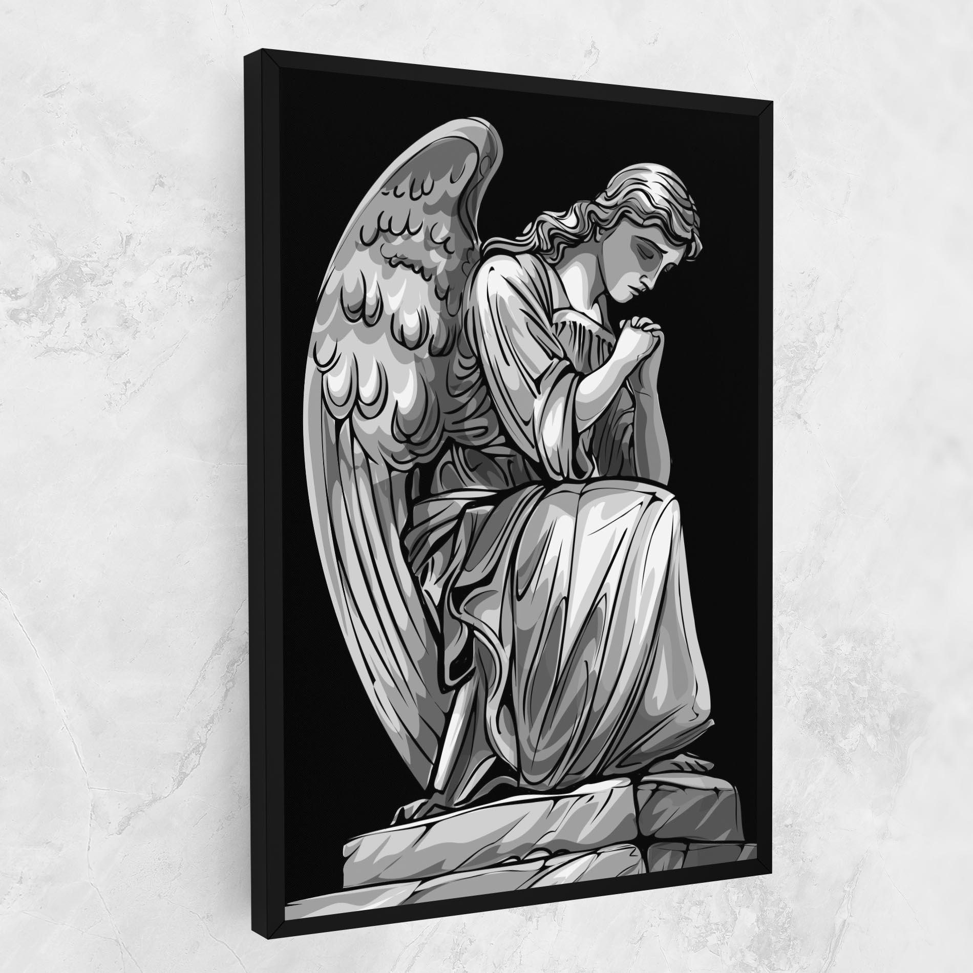 Leinwandbild Pray Angel mockup 1