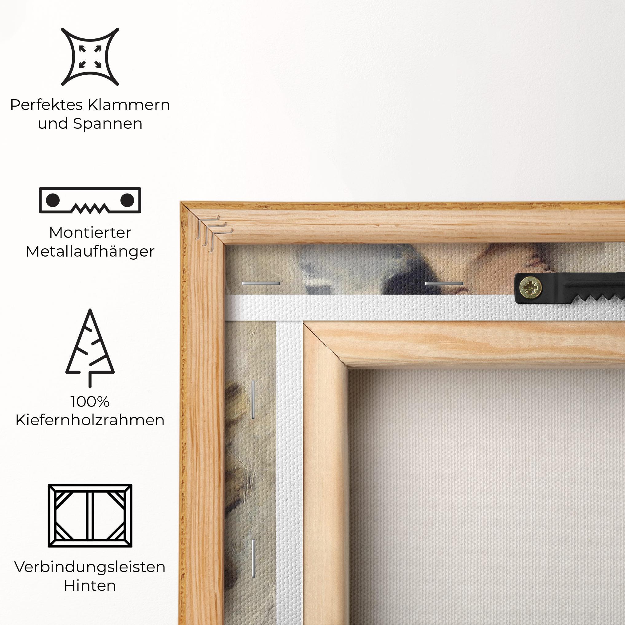 Leinwandbild Angel Woman Painting mockup 5