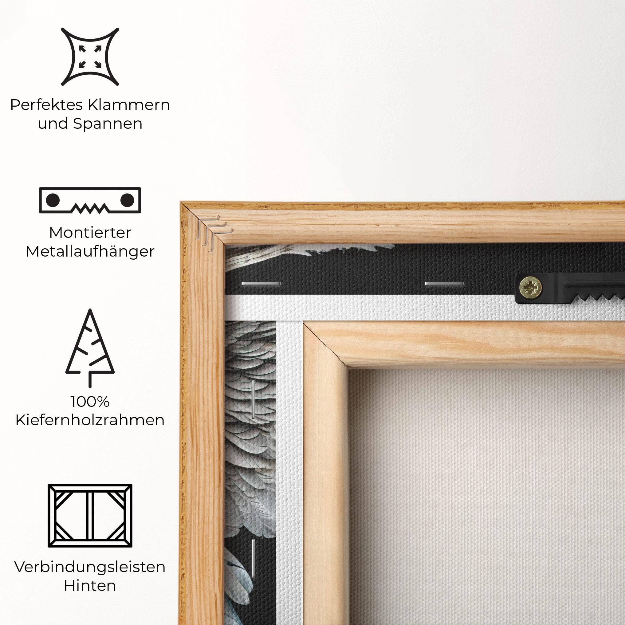 Leinwandbild Big Angel Wings mockup 5