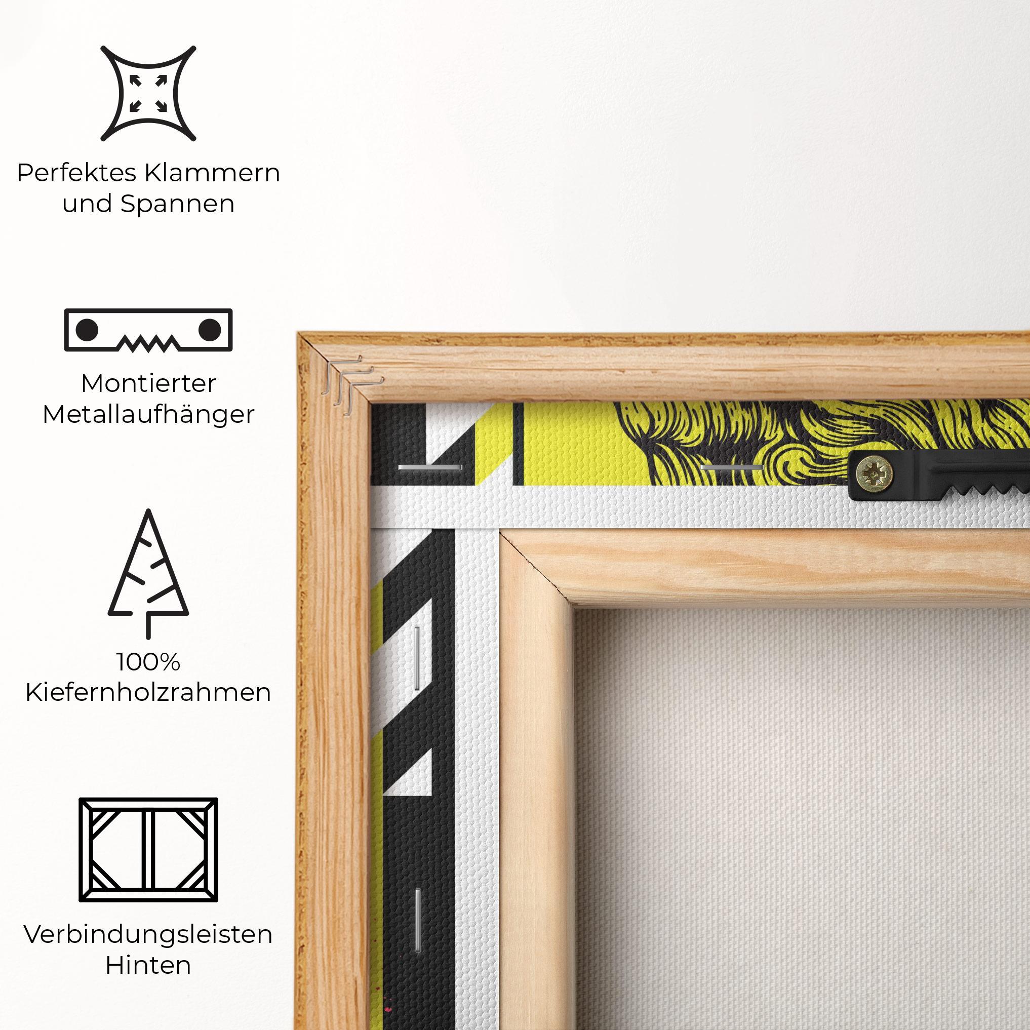 Leinwandbild Fake Heroes mockup 5