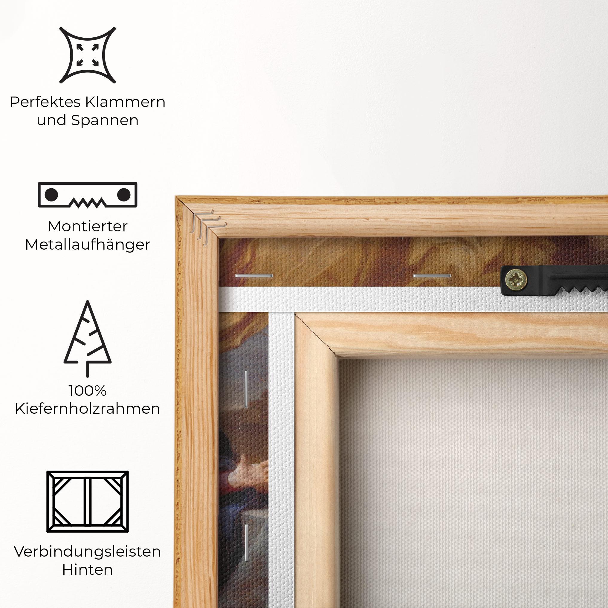 Leinwandbild Painting Old Angel mockup 5