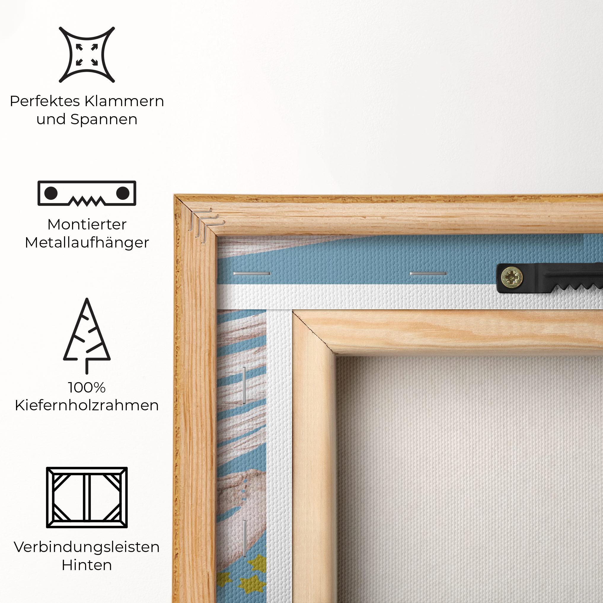 Leinwandbild Stars Angel mockup 5