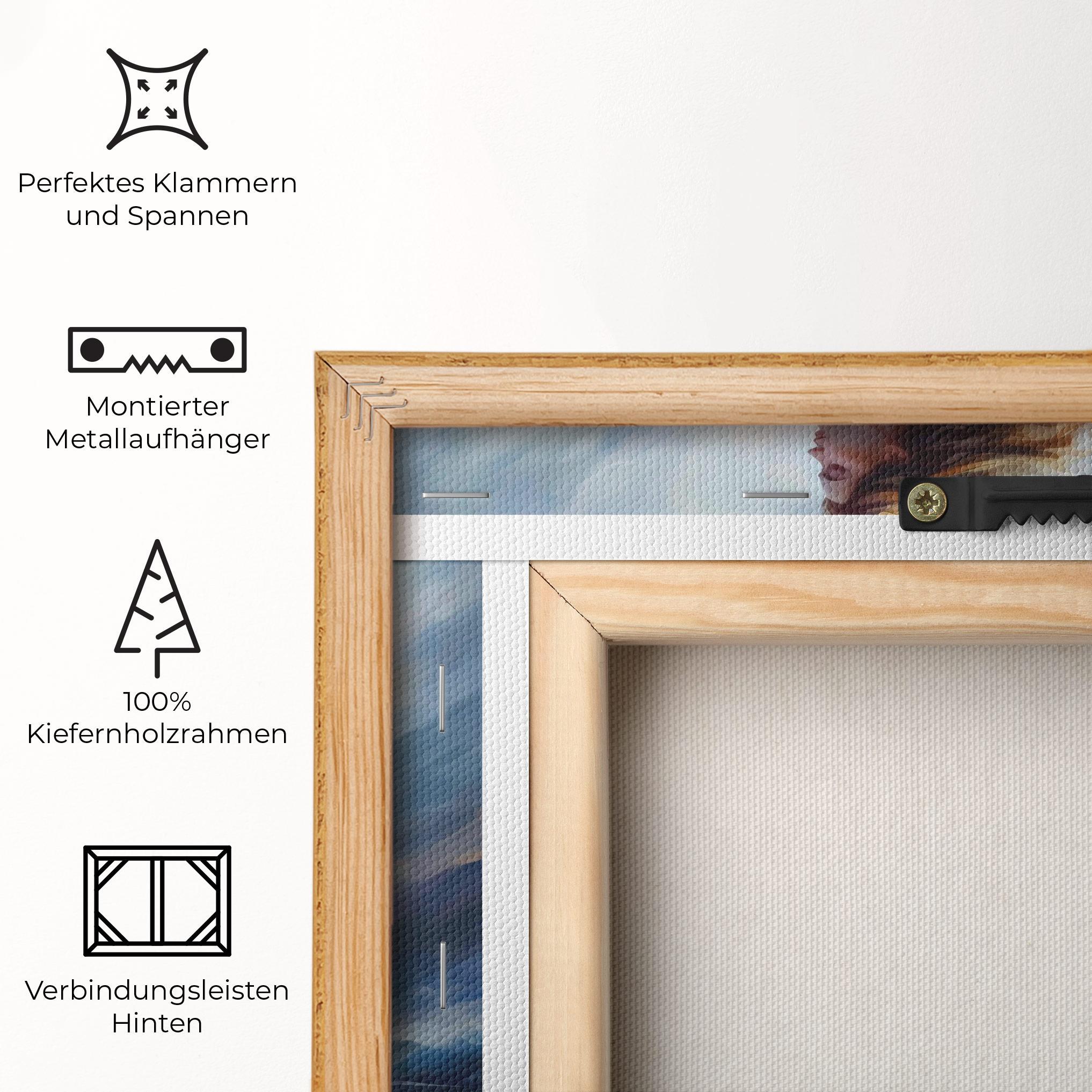 Leinwandbild Wind Angel Woman mockup 5