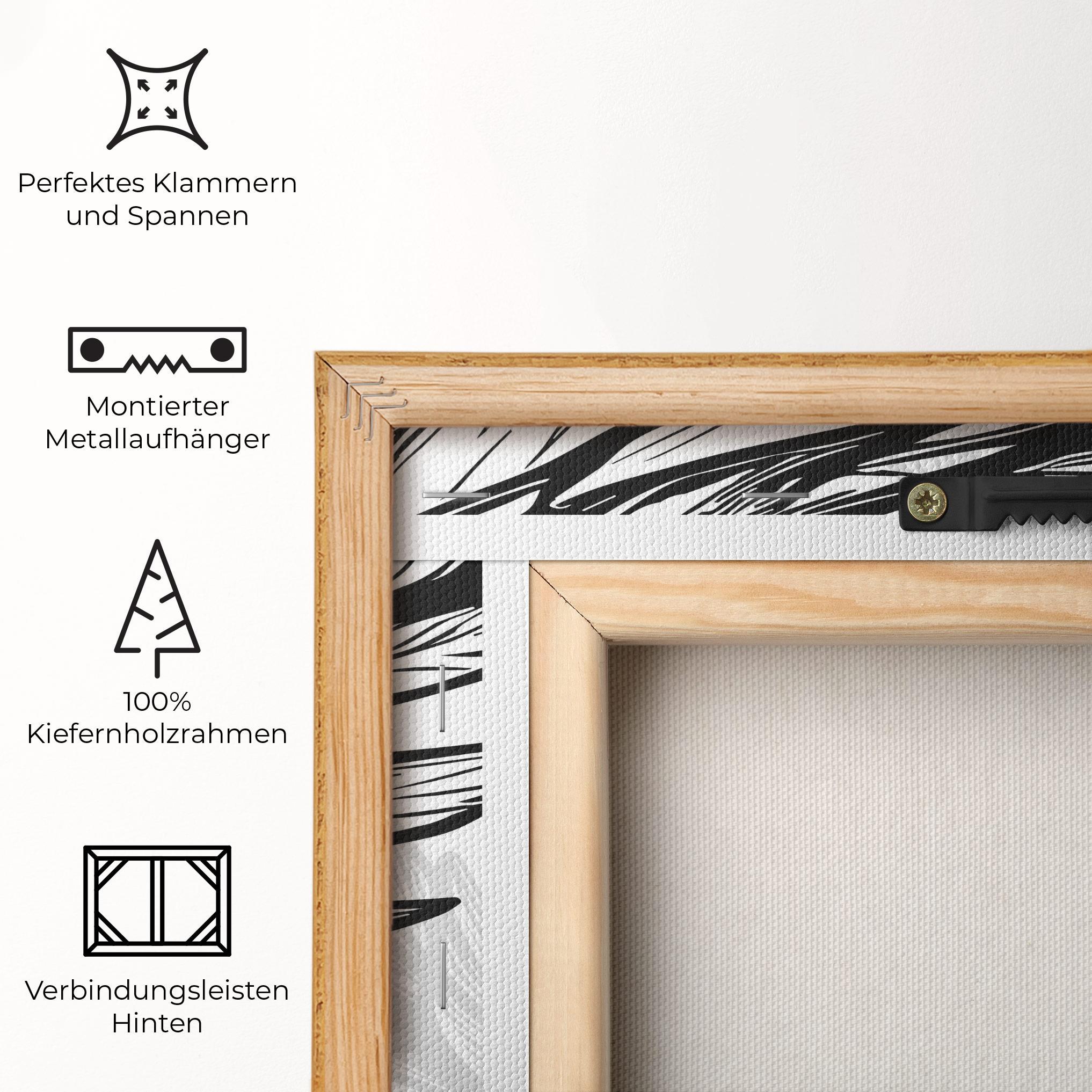 Leinwandbild Wing Line mockup 5