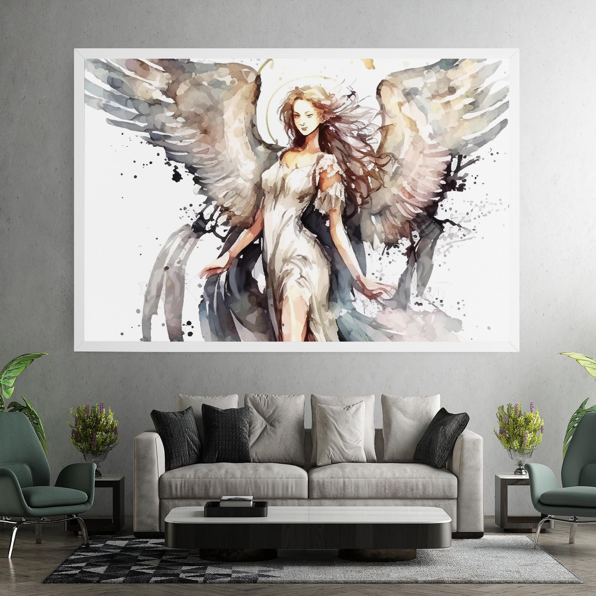 Leinwandbild Angel Lady mockup 7