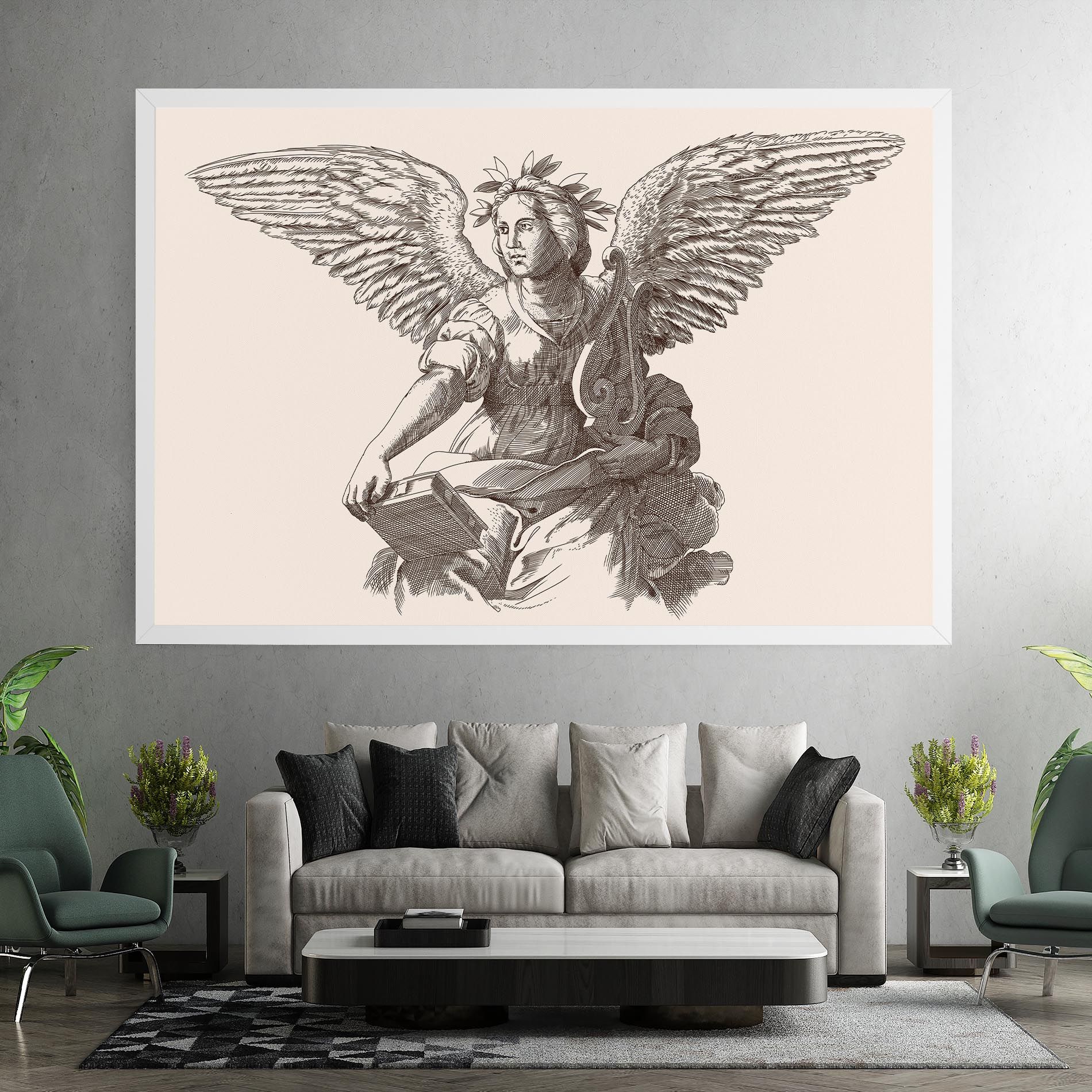 Brown Line Angel mockup 7