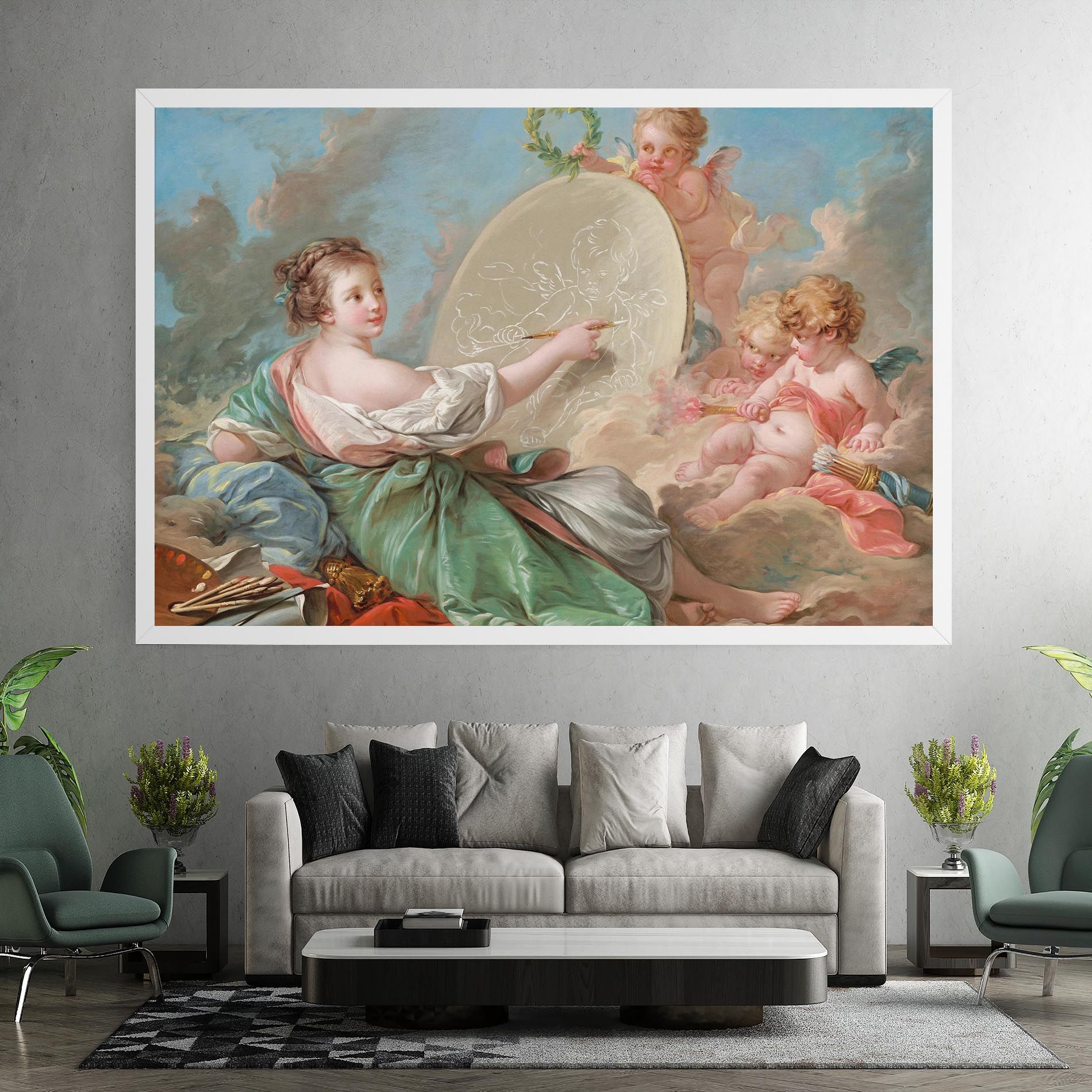 Painting Cute Angels mockup 7