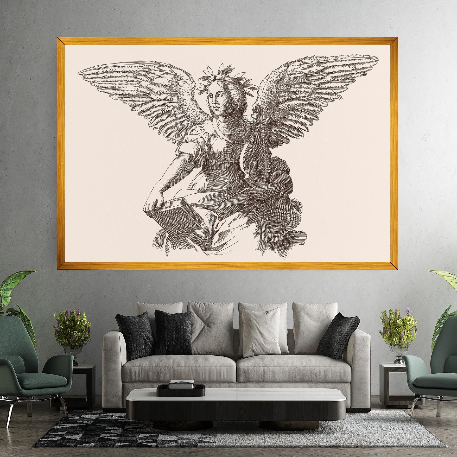 Brown Line Angel mockup 7