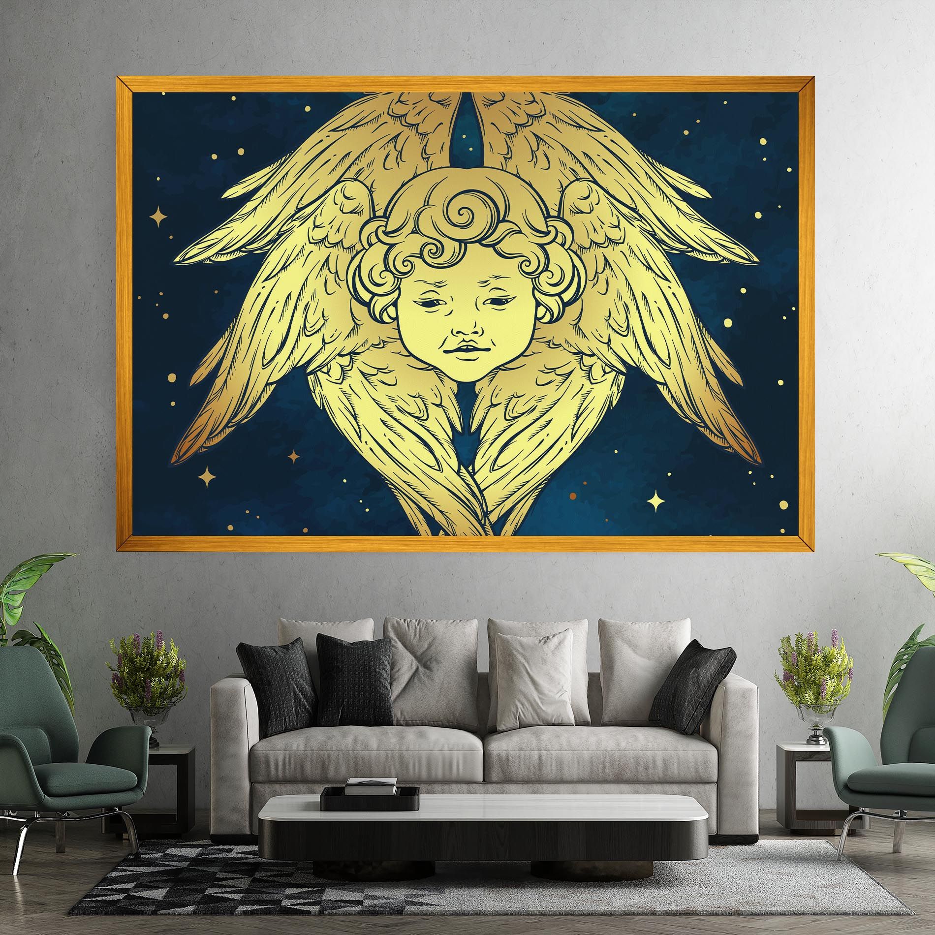 Gold Wings Angel mockup 7
