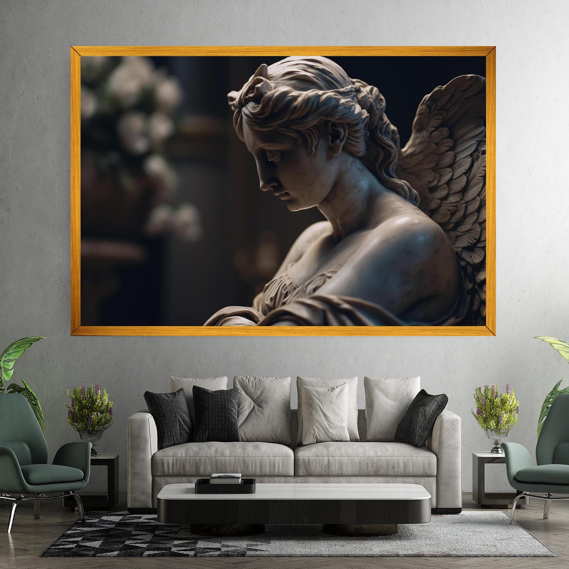 Leinwandbild Praying Woman mockup 7