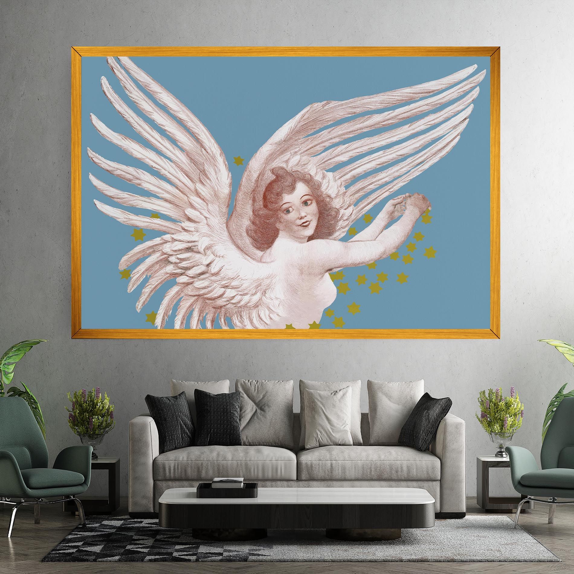Stars Angel mockup 7