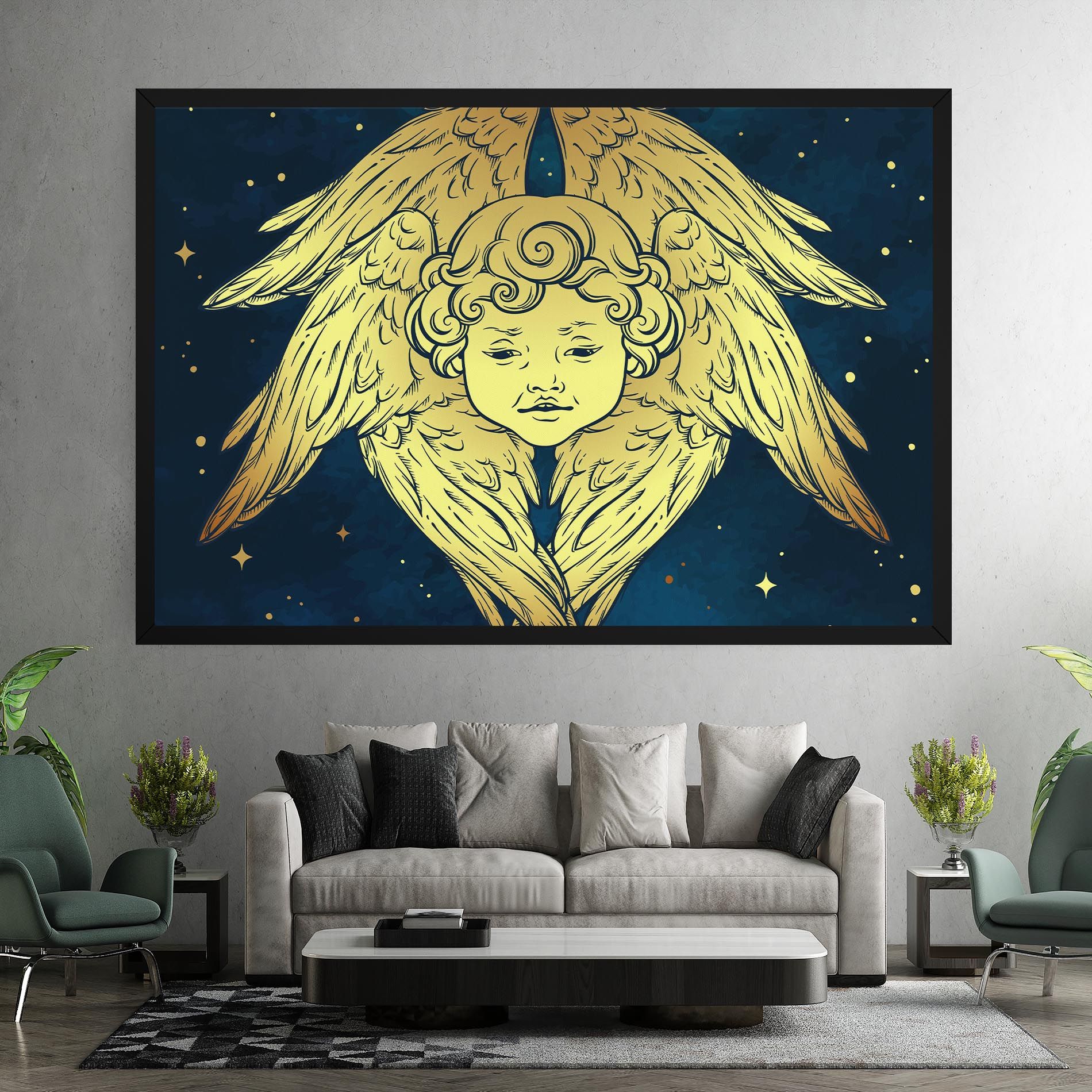 Gold Wings Angel mockup 7