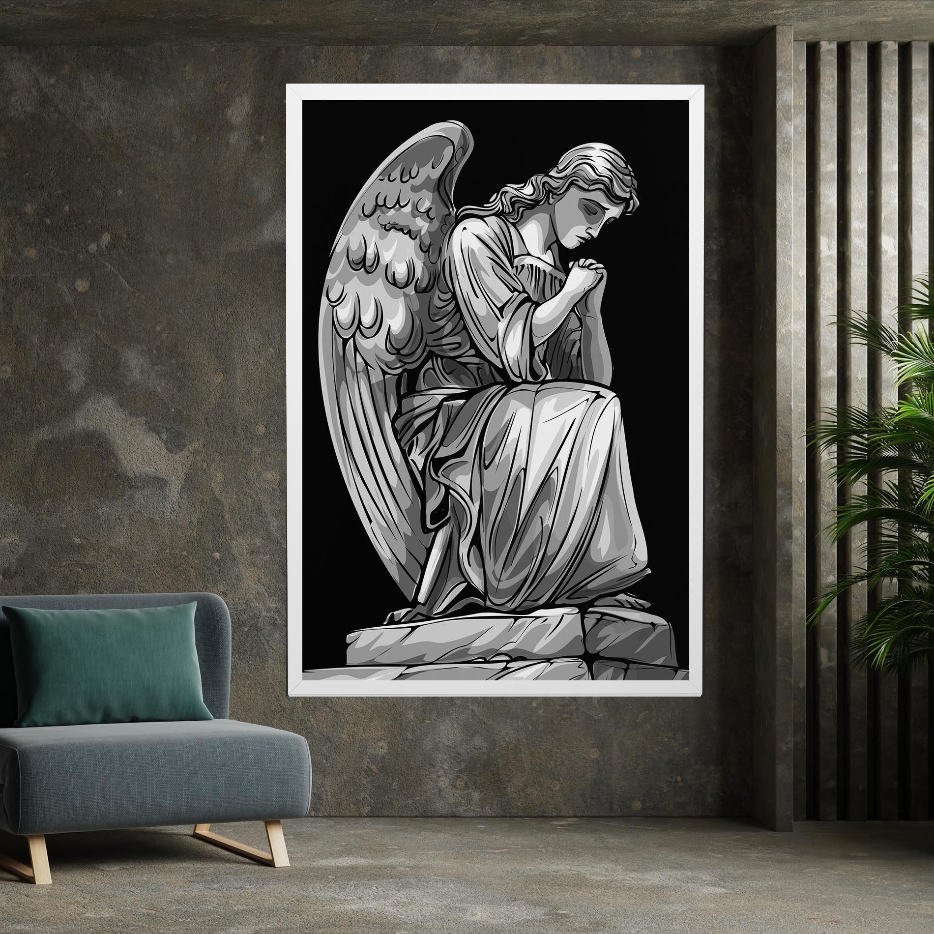Leinwandbild Pray Angel mockup 7