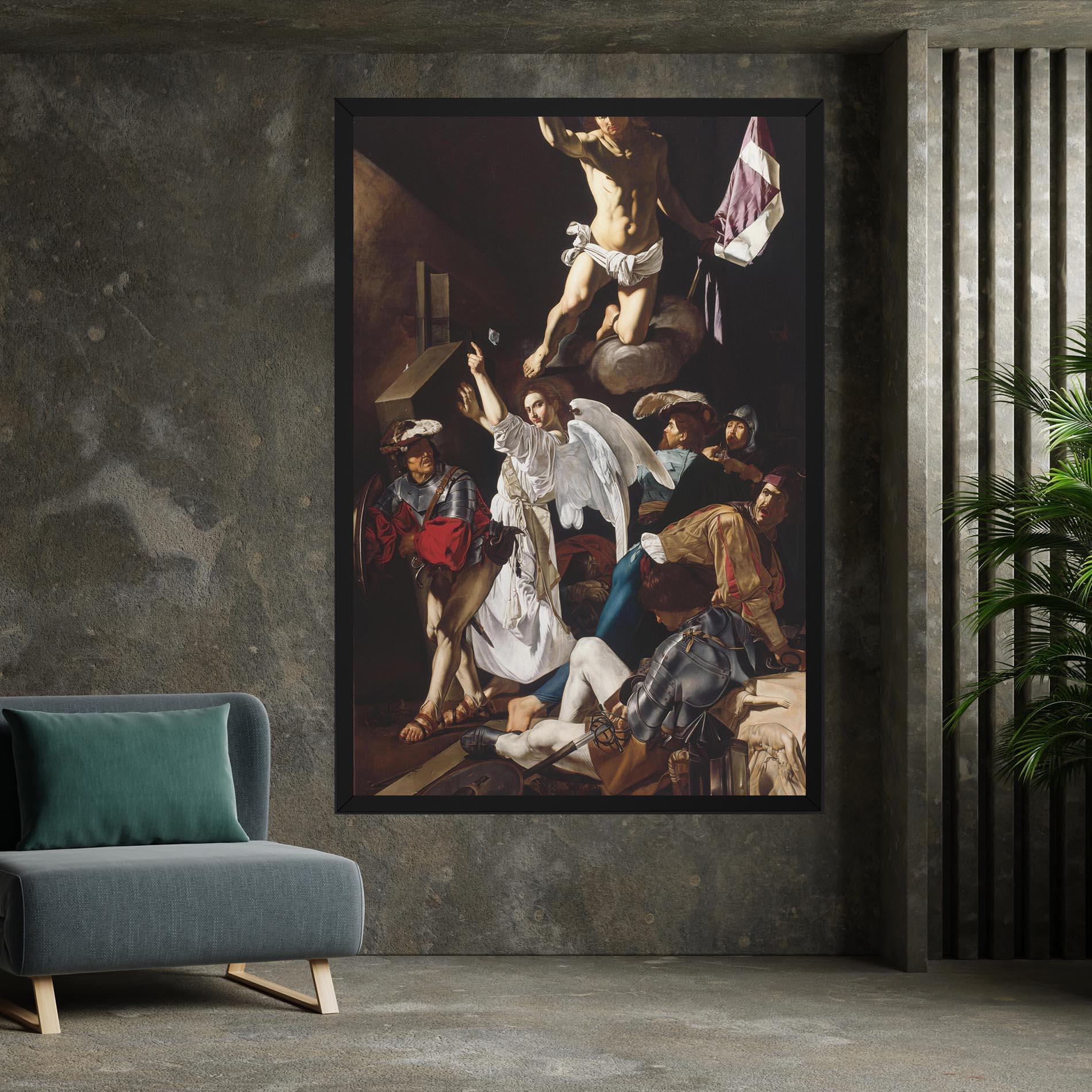 Leinwandbild Angel Painting mockup 7