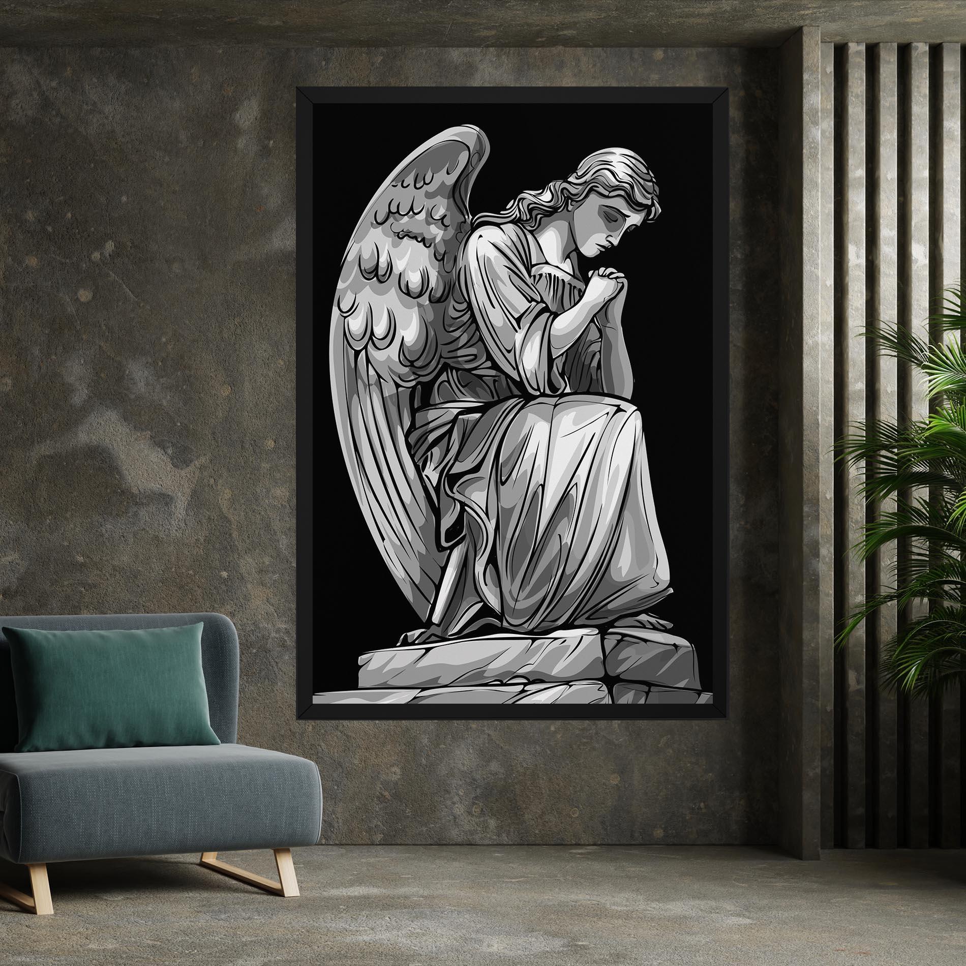 Leinwandbild Pray Angel mockup 7