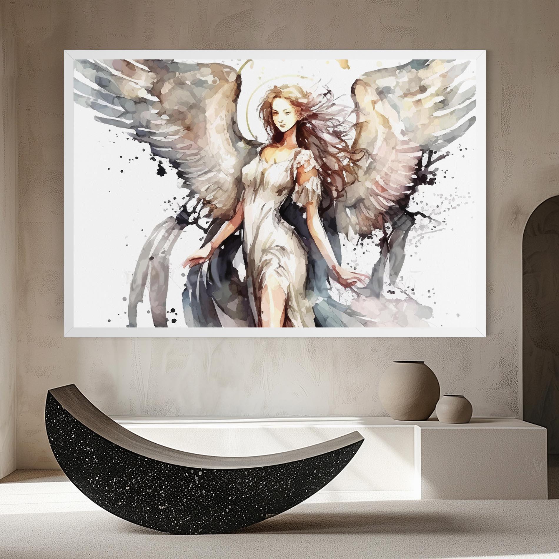 Leinwandbild Angel Lady mockup 8