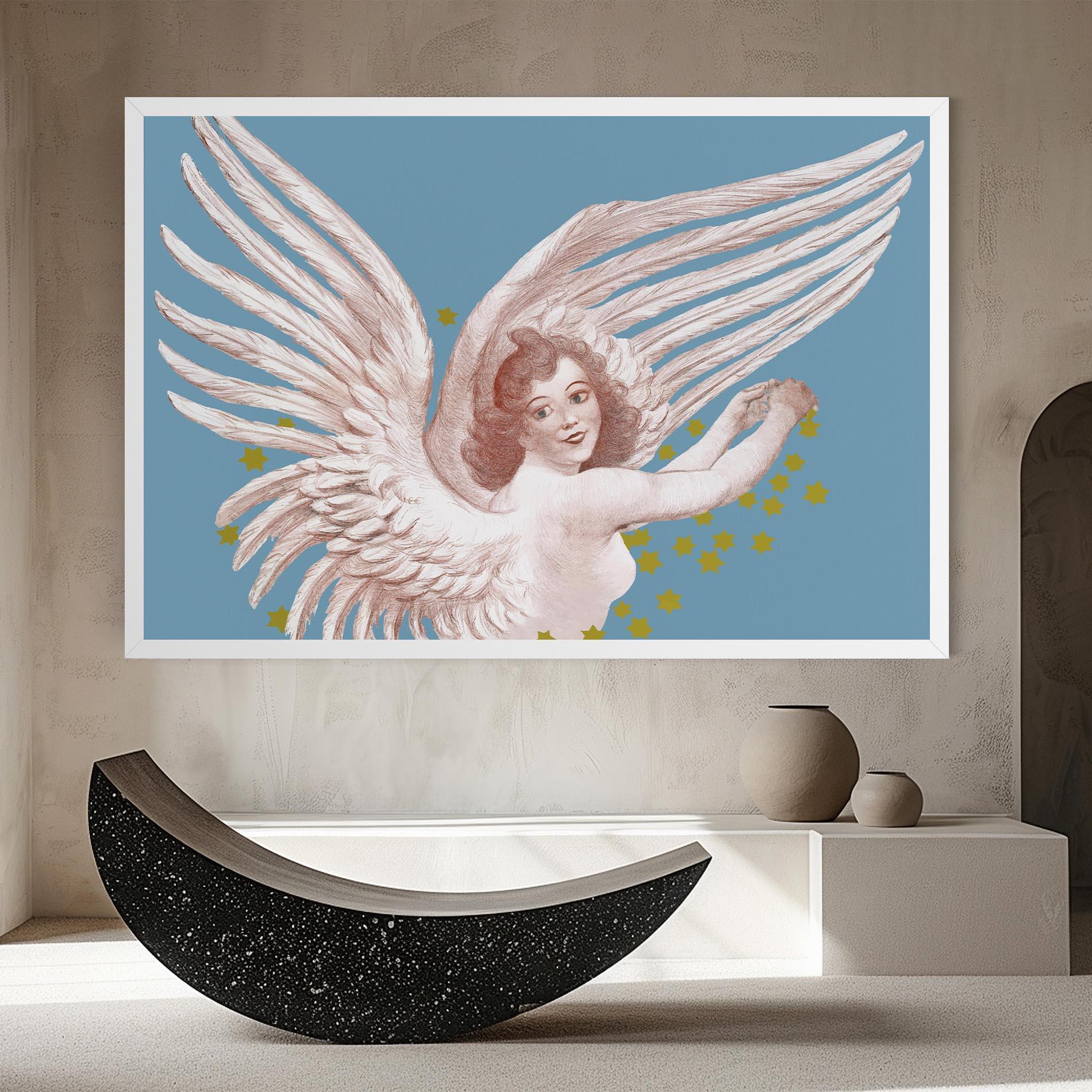 Leinwandbild Stars Angel mockup 8