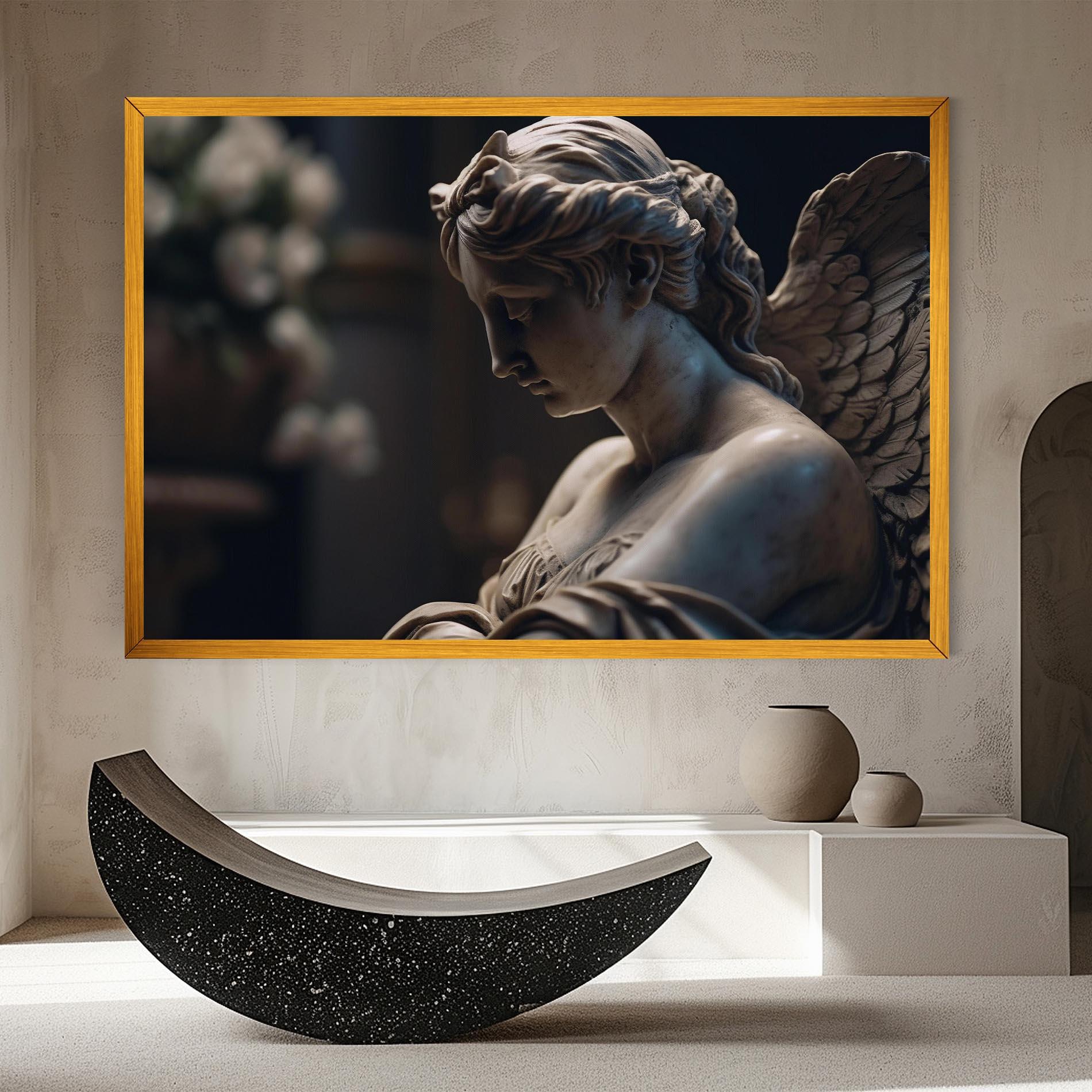 Leinwandbild Praying Woman mockup 8