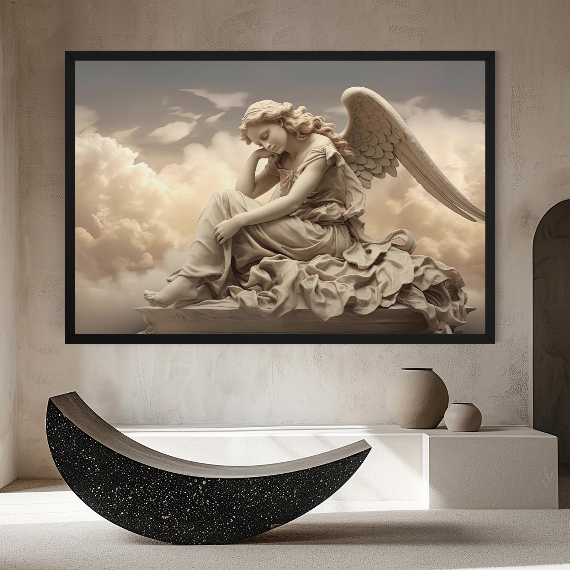 Leinwandbild Angel Guardian Cloud mockup 8