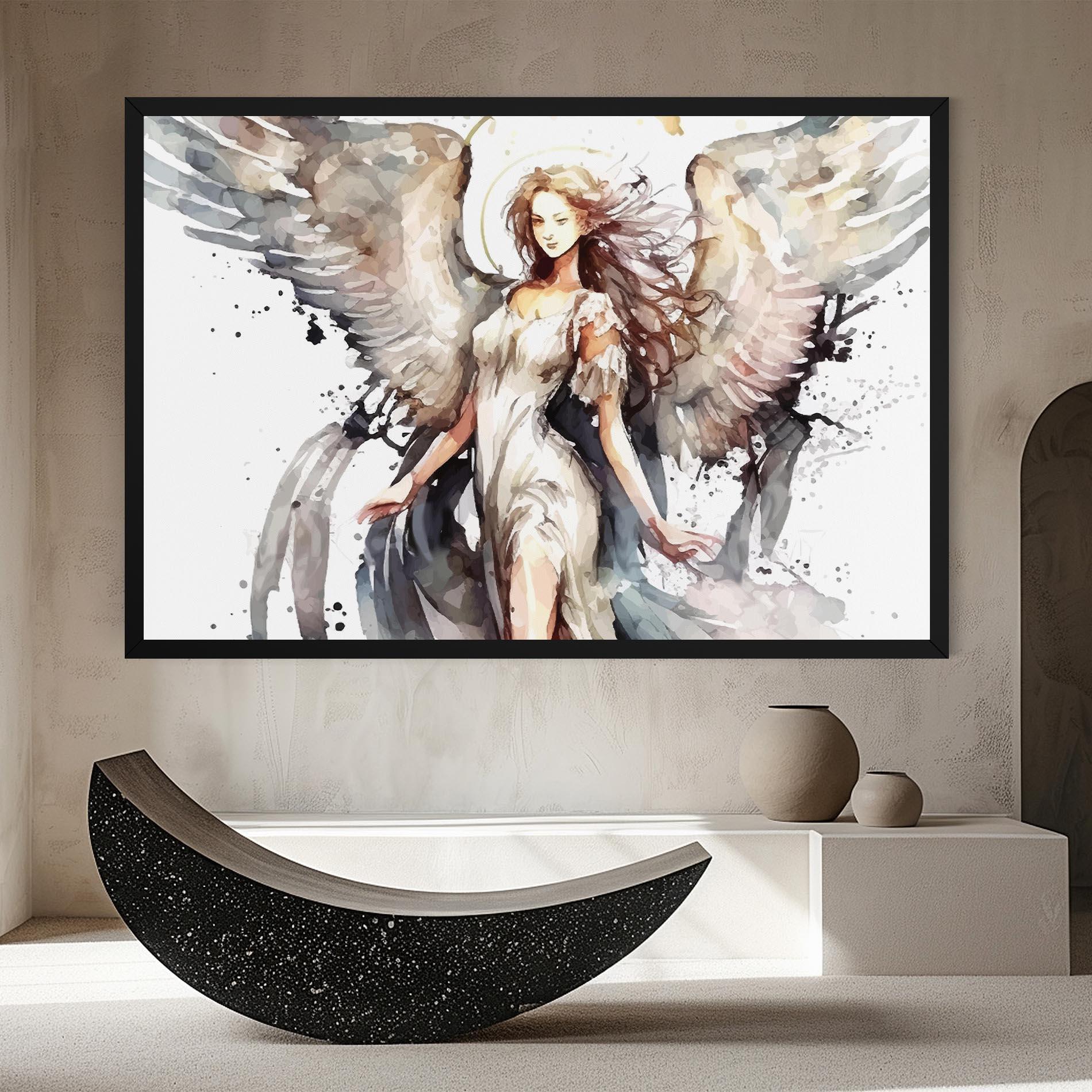 Leinwandbild Angel Lady mockup 8