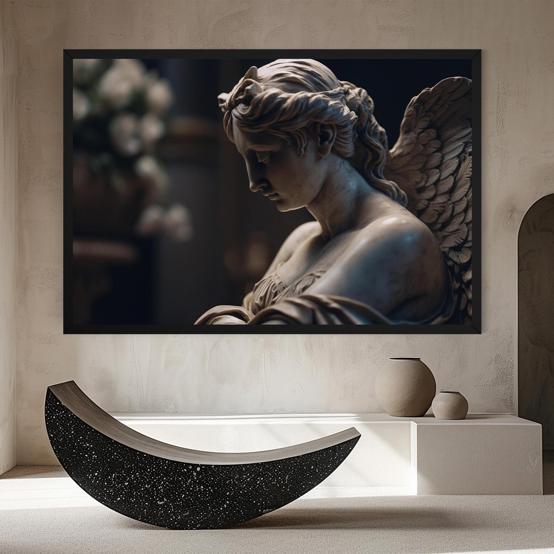 Leinwandbild Praying Woman mockup 8