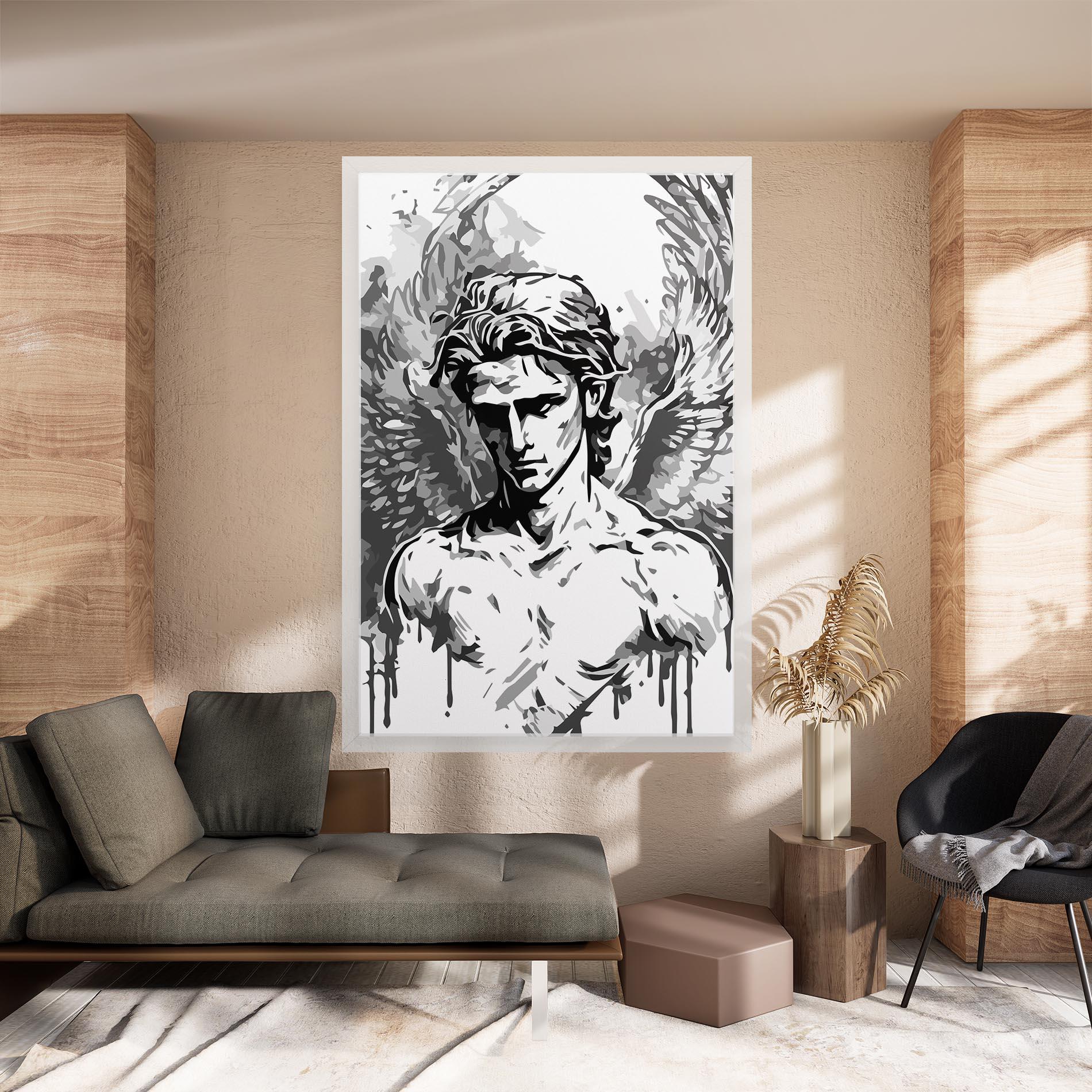 Leinwandbild Beautiful Angel mockup 8