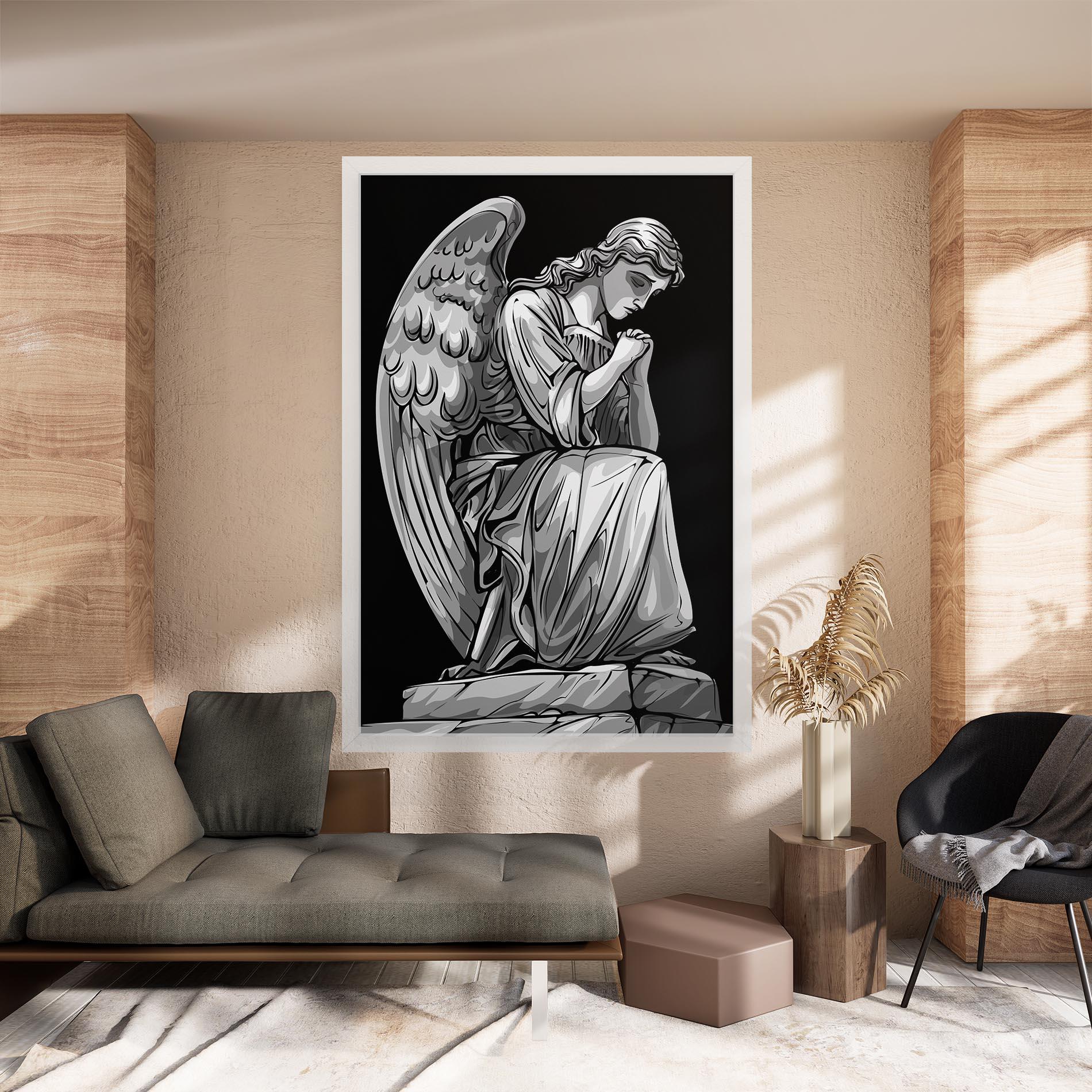 Leinwandbild Pray Angel mockup 8