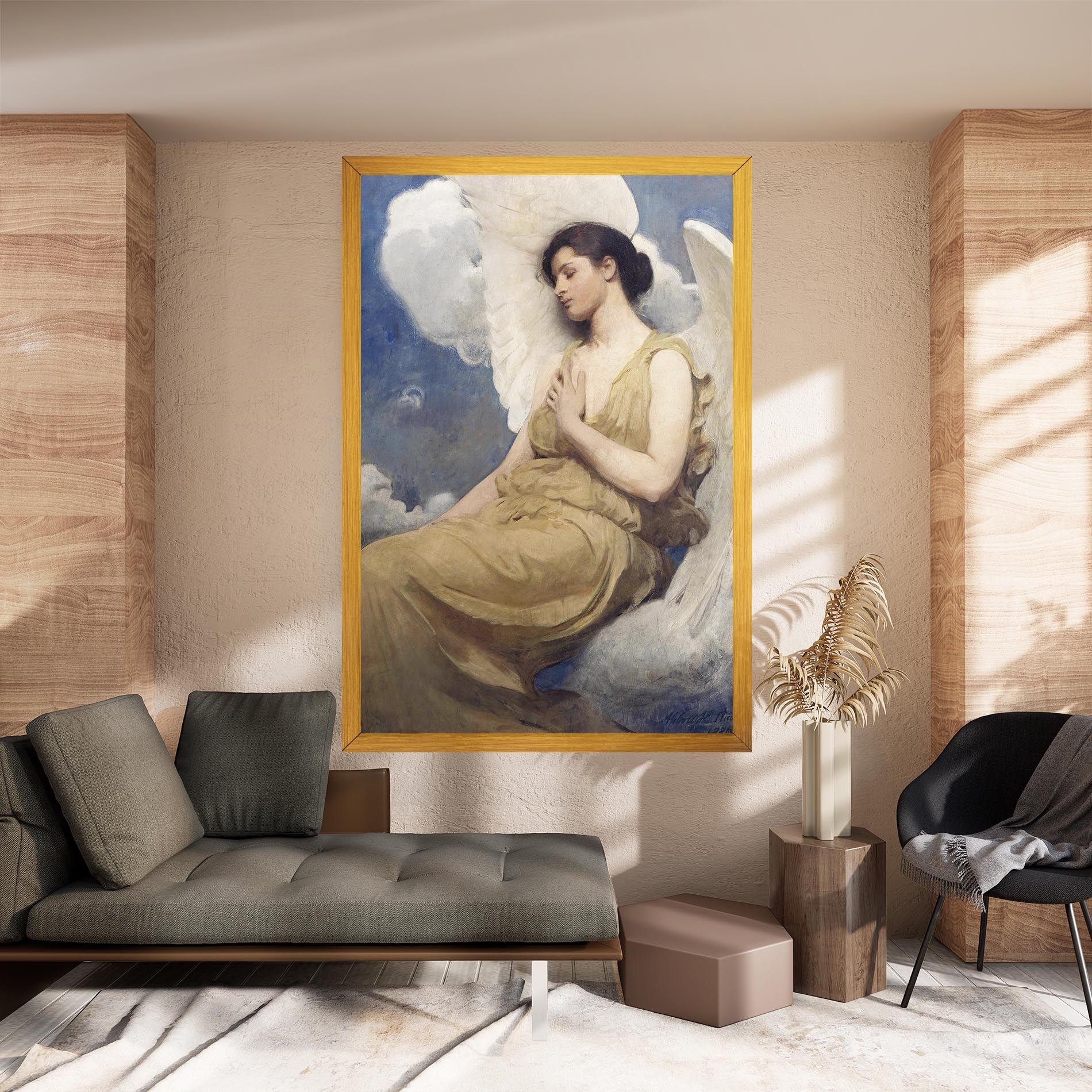 Angel Woman Painting mockup 8
