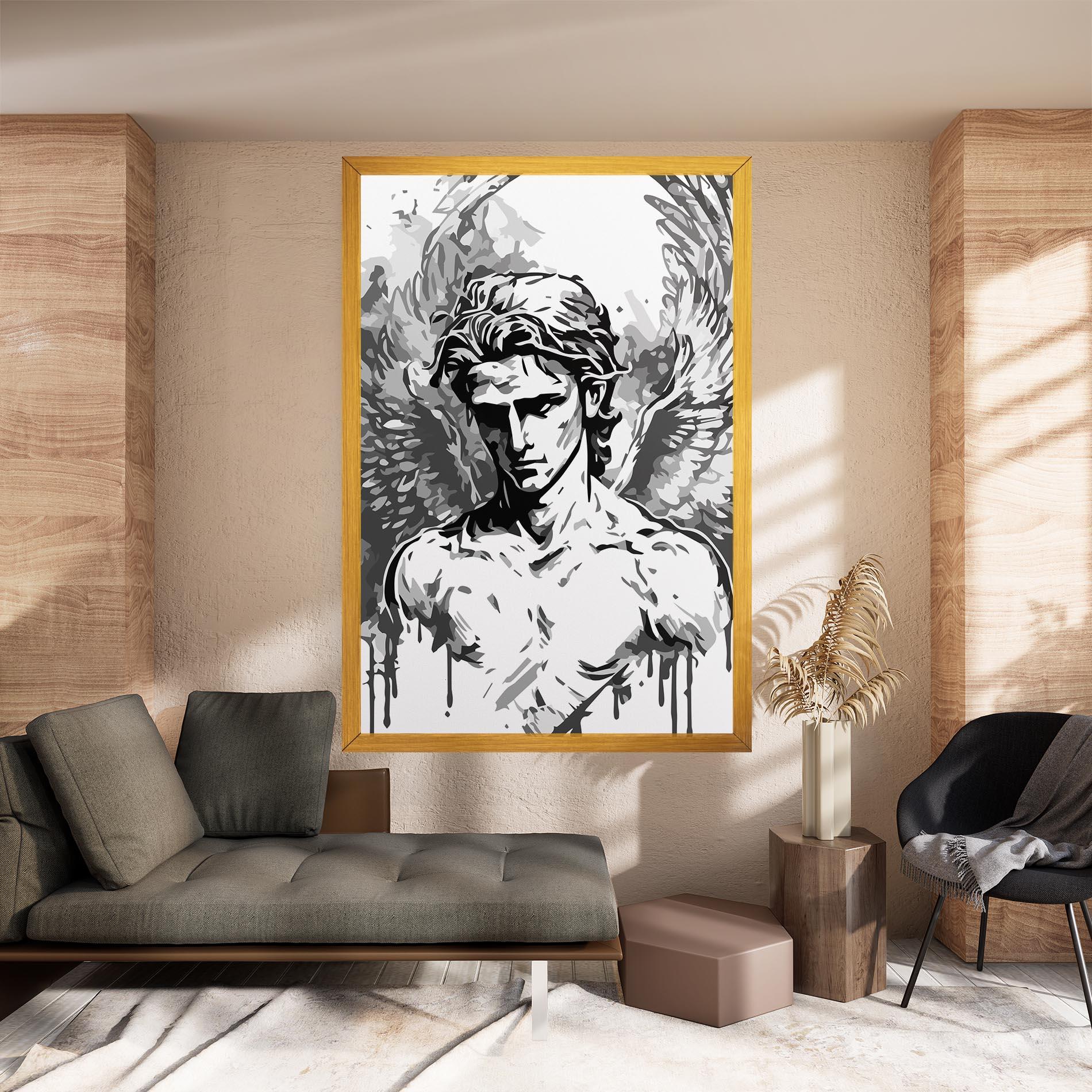 Leinwandbild Beautiful Angel mockup 8