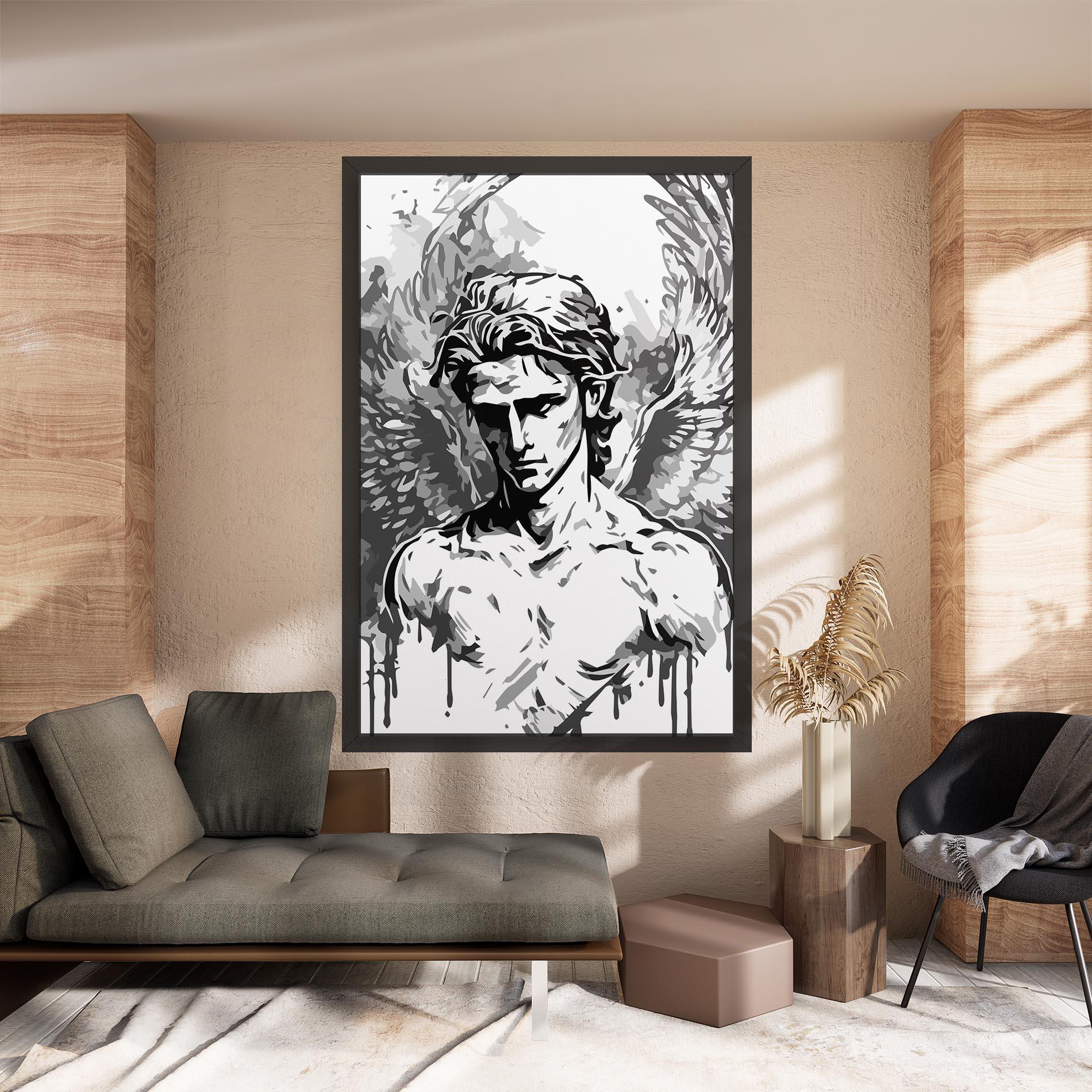 Leinwandbild Beautiful Angel mockup 8