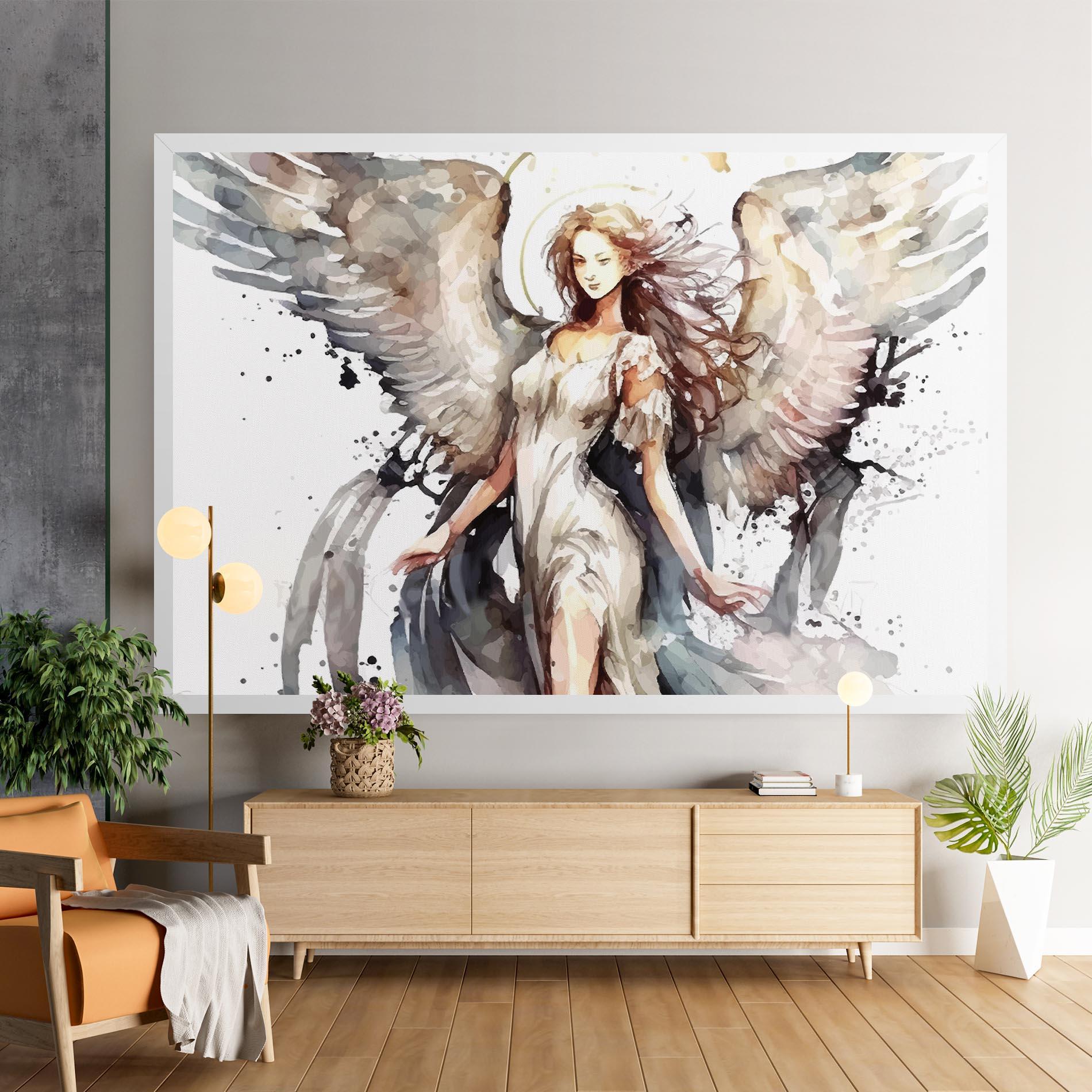 Leinwandbild Angel Lady mockup 9