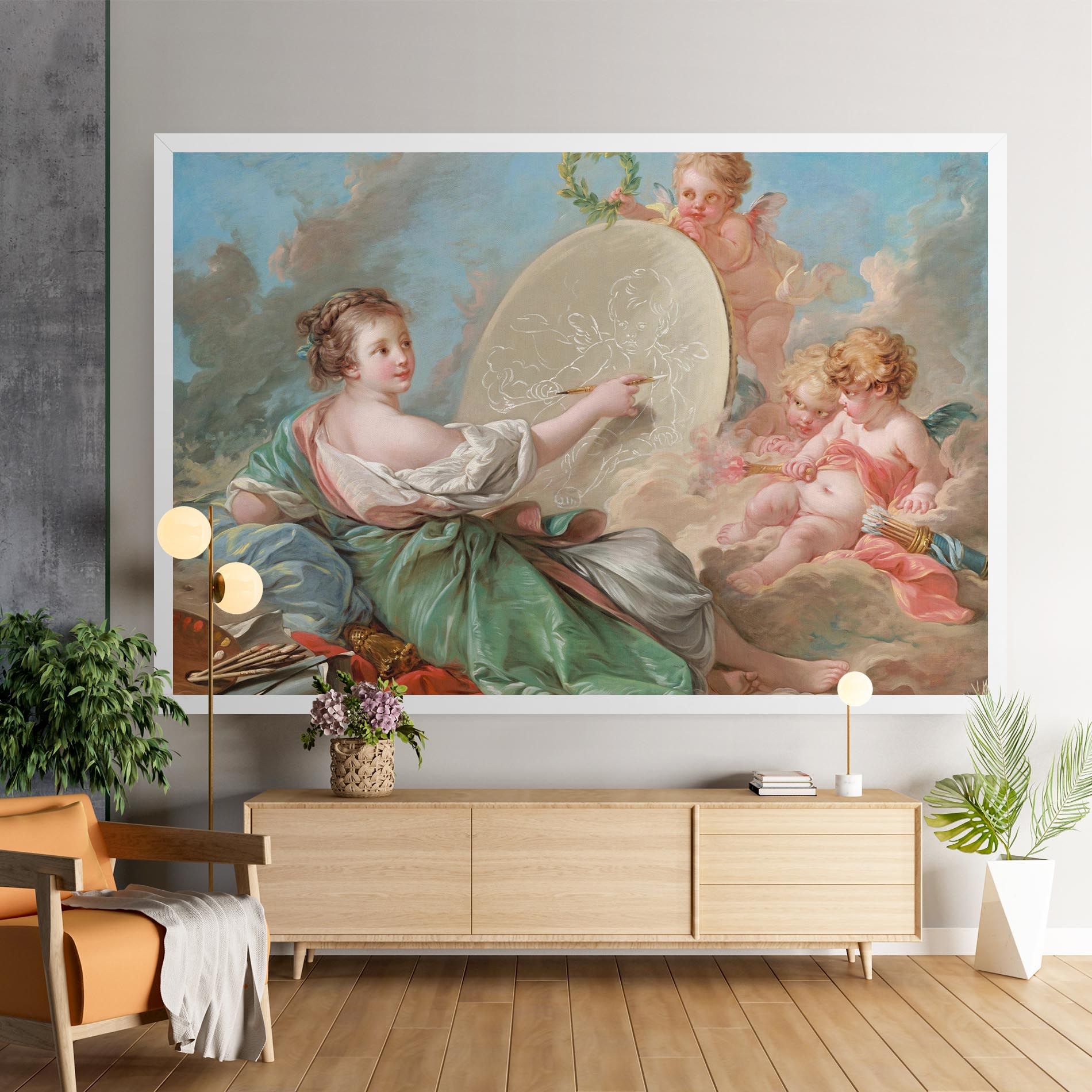 Painting Cute Angels mockup 9