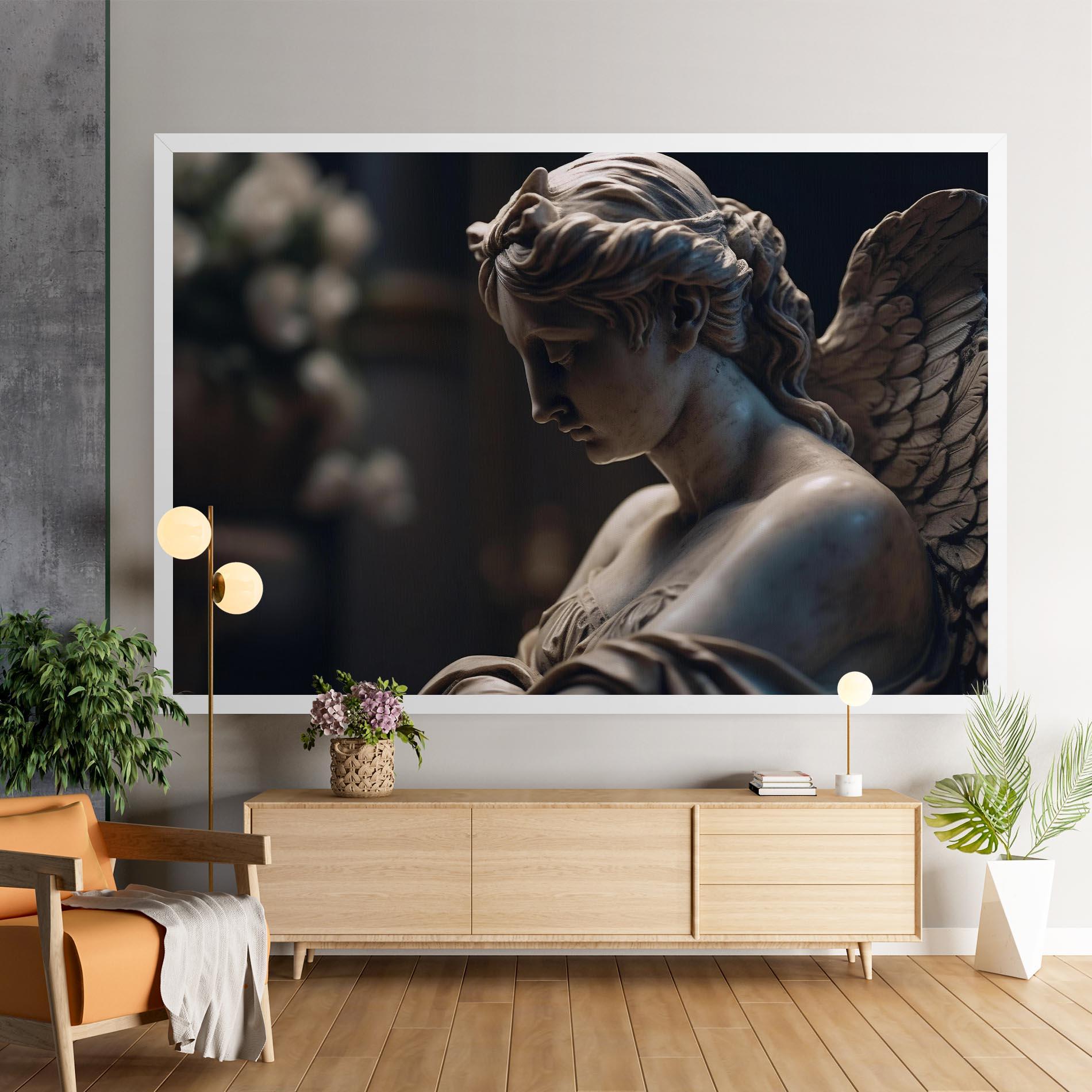 Leinwandbild Praying Woman mockup 9