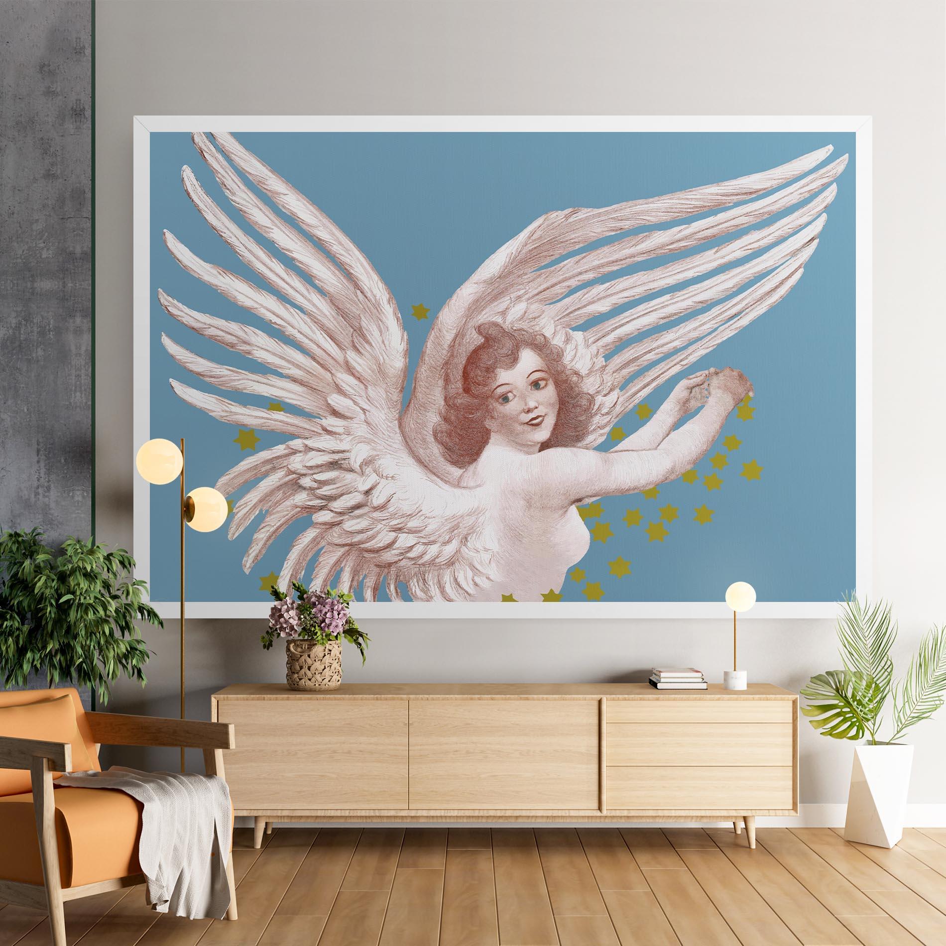 Leinwandbild Stars Angel mockup 9