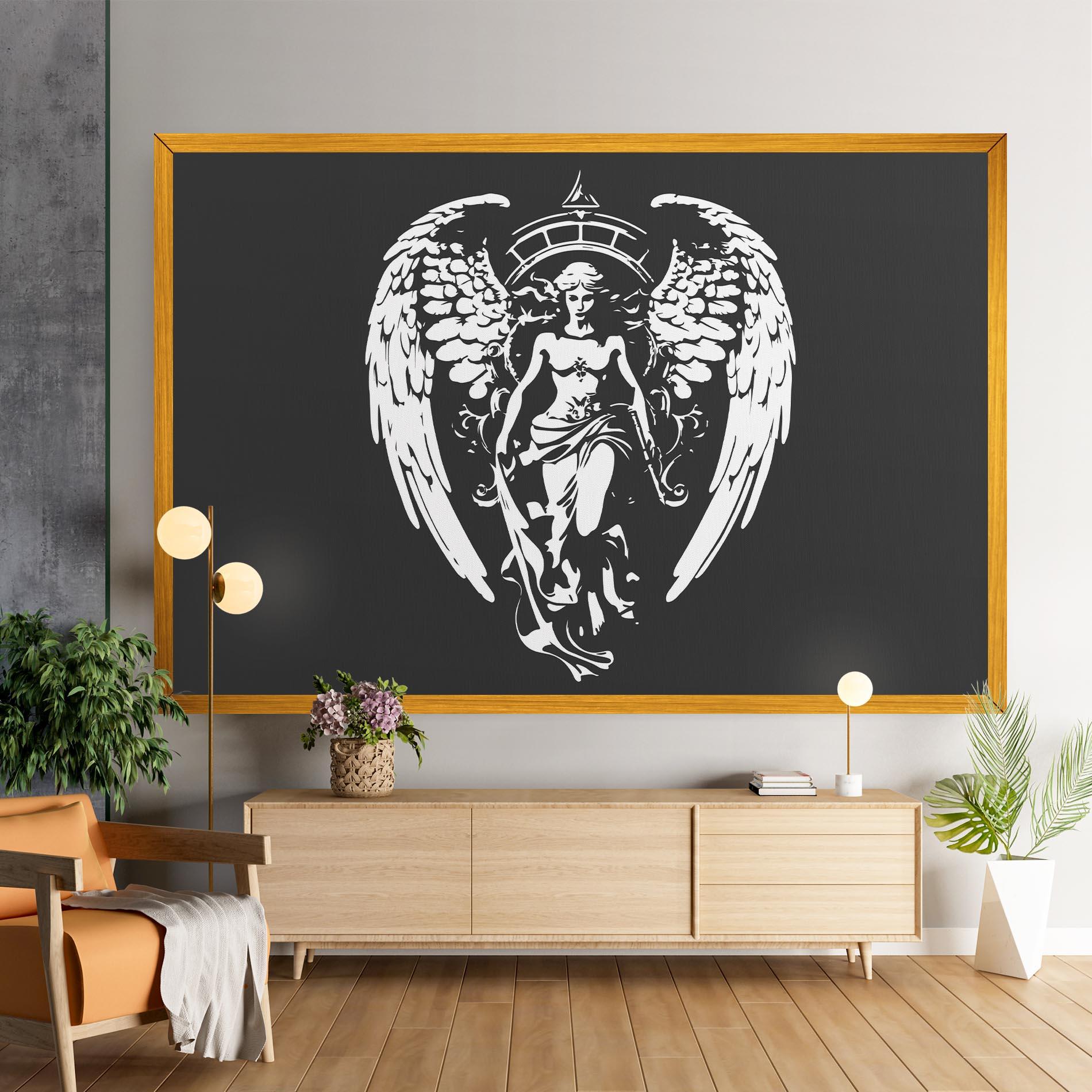 Leinwandbild Angel Of Jewels mockup 9