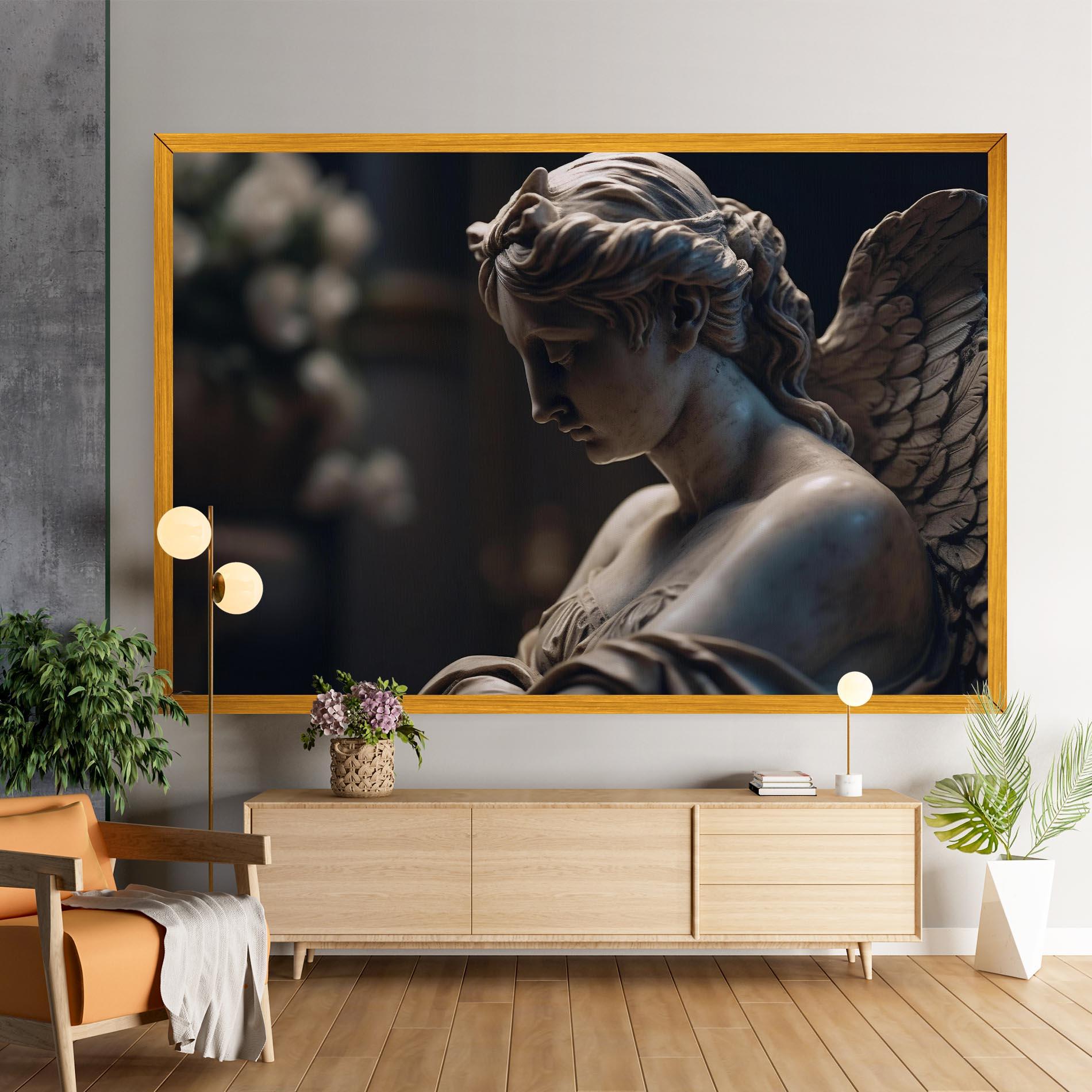 Leinwandbild Praying Woman mockup 9