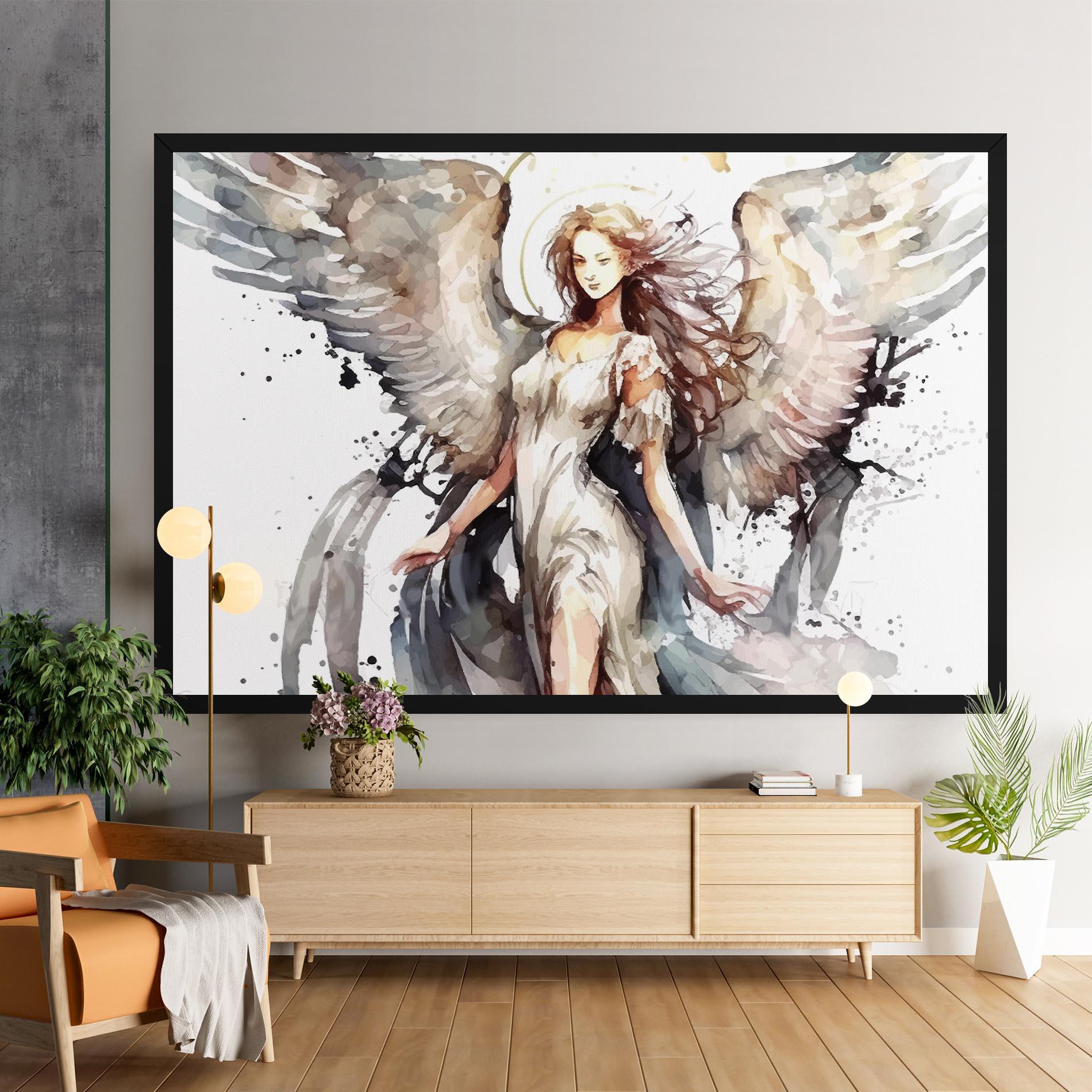 Leinwandbild Angel Lady mockup 9