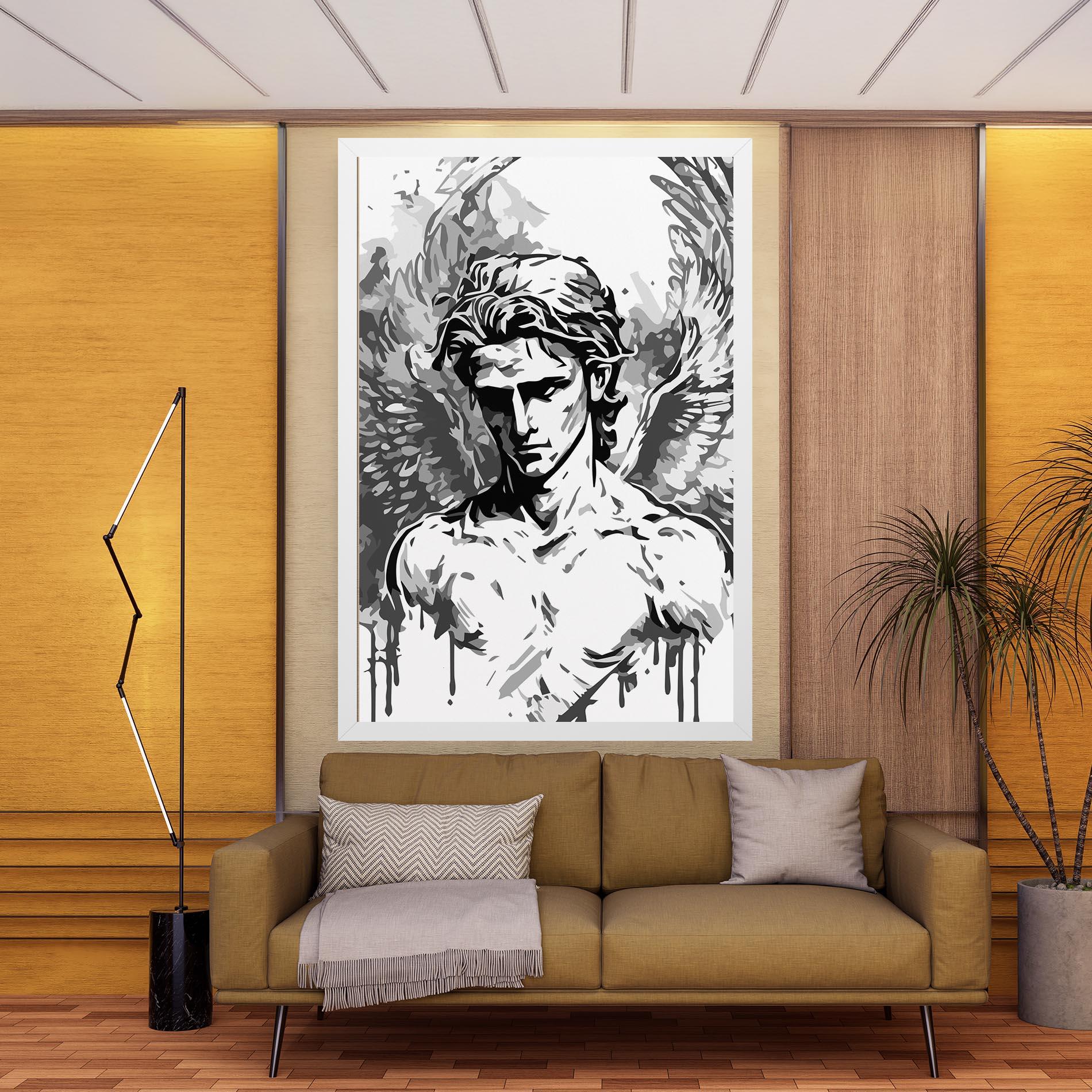 Leinwandbild Beautiful Angel mockup 9