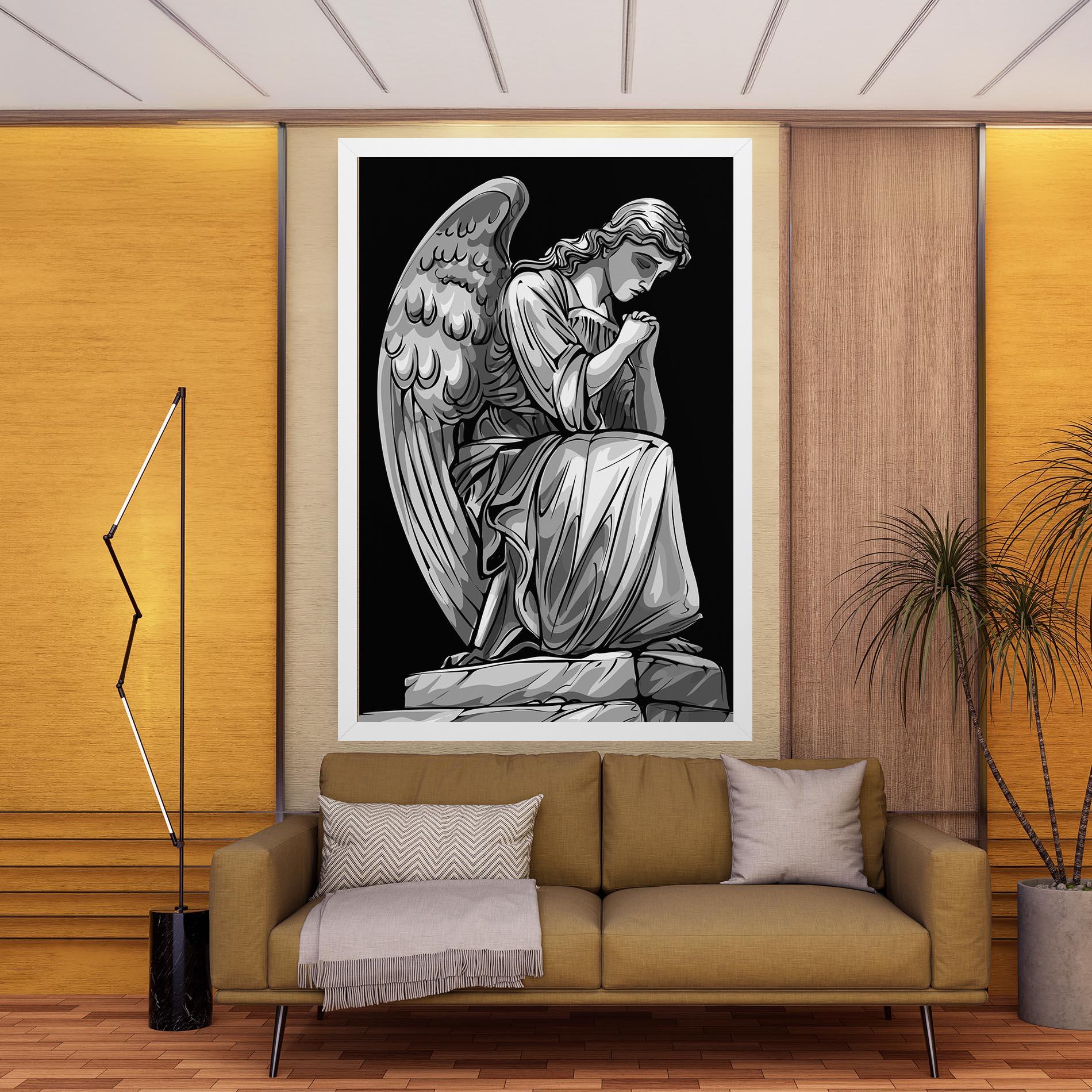 Leinwandbild Pray Angel mockup 9
