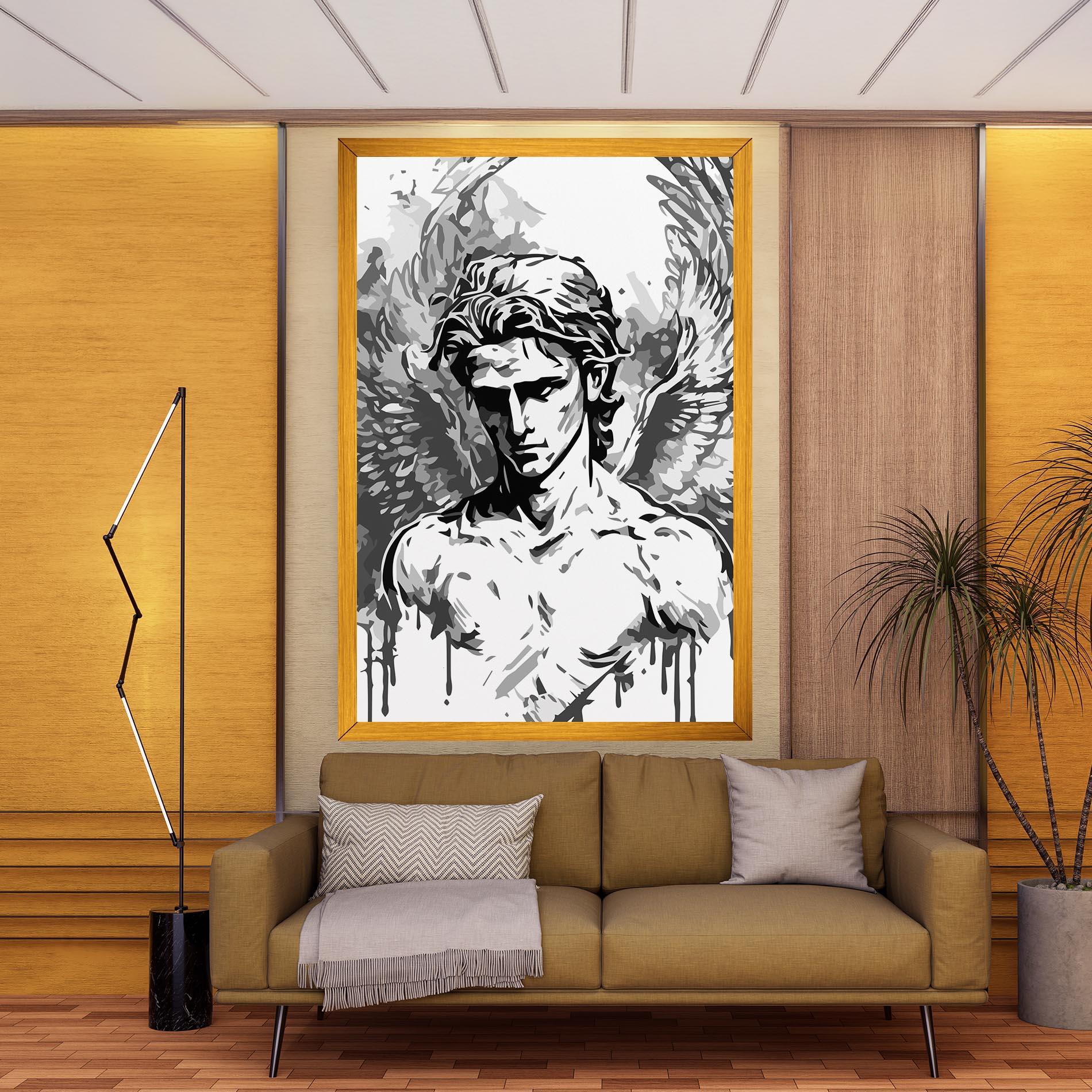 Leinwandbild Beautiful Angel mockup 9