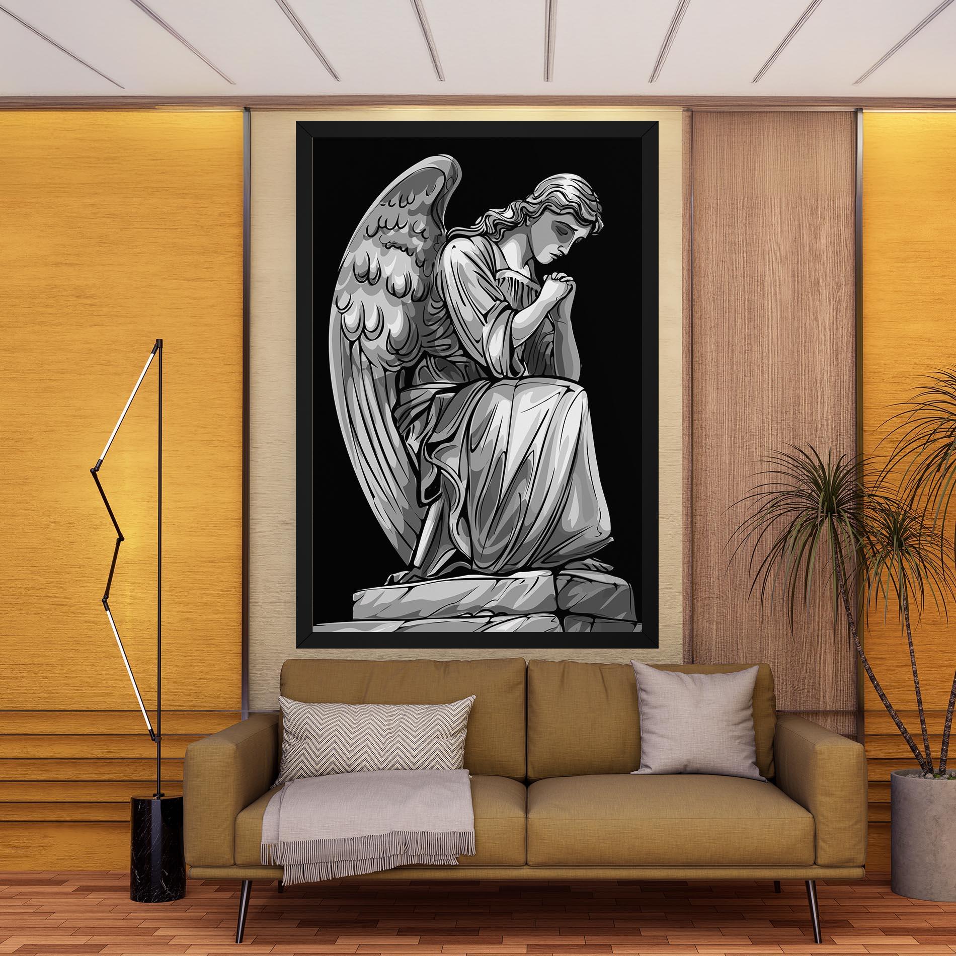 Leinwandbild Pray Angel mockup 9
