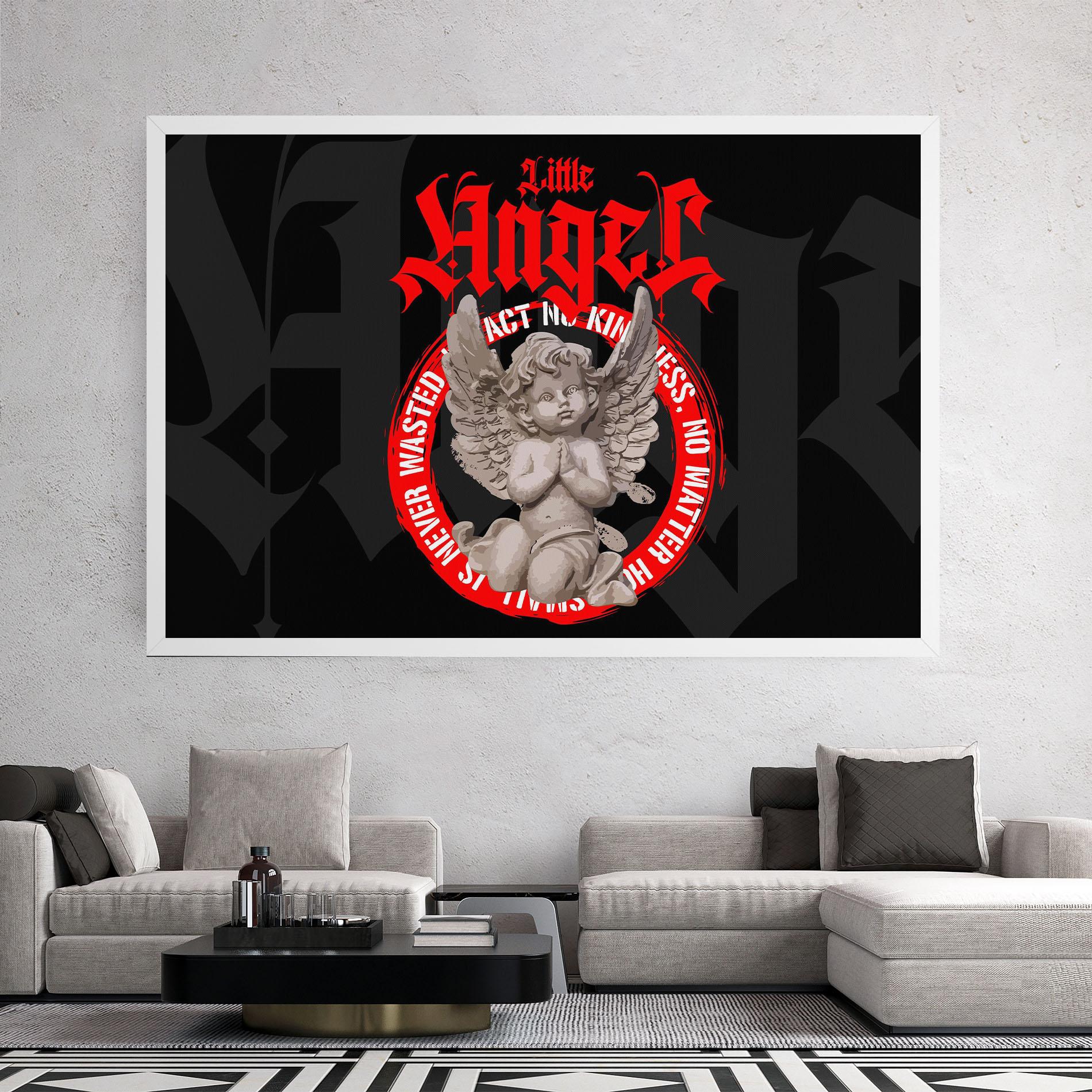 Leinwandbild Little Angel mockup 2