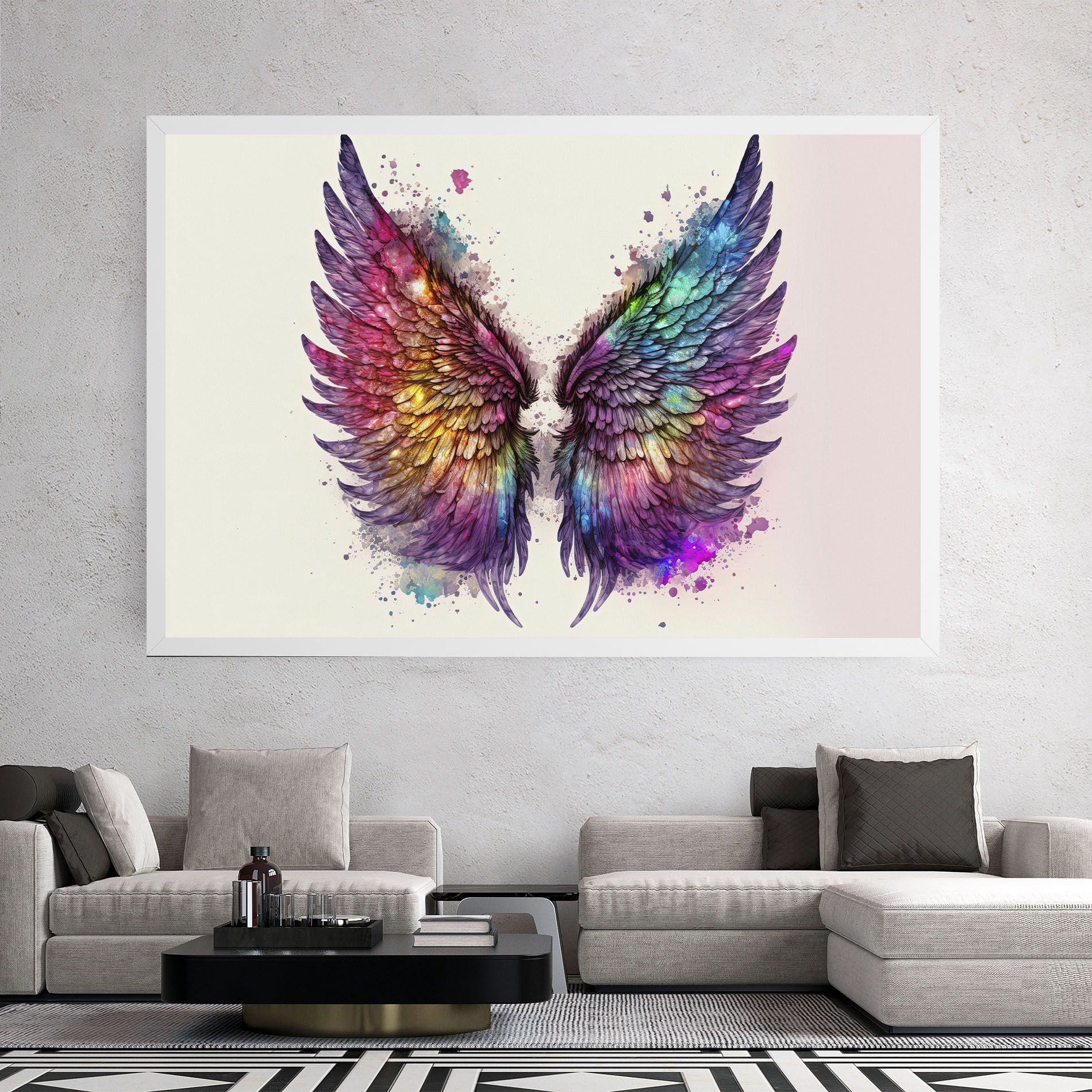 Magic Watercolor Wings mockup 2
