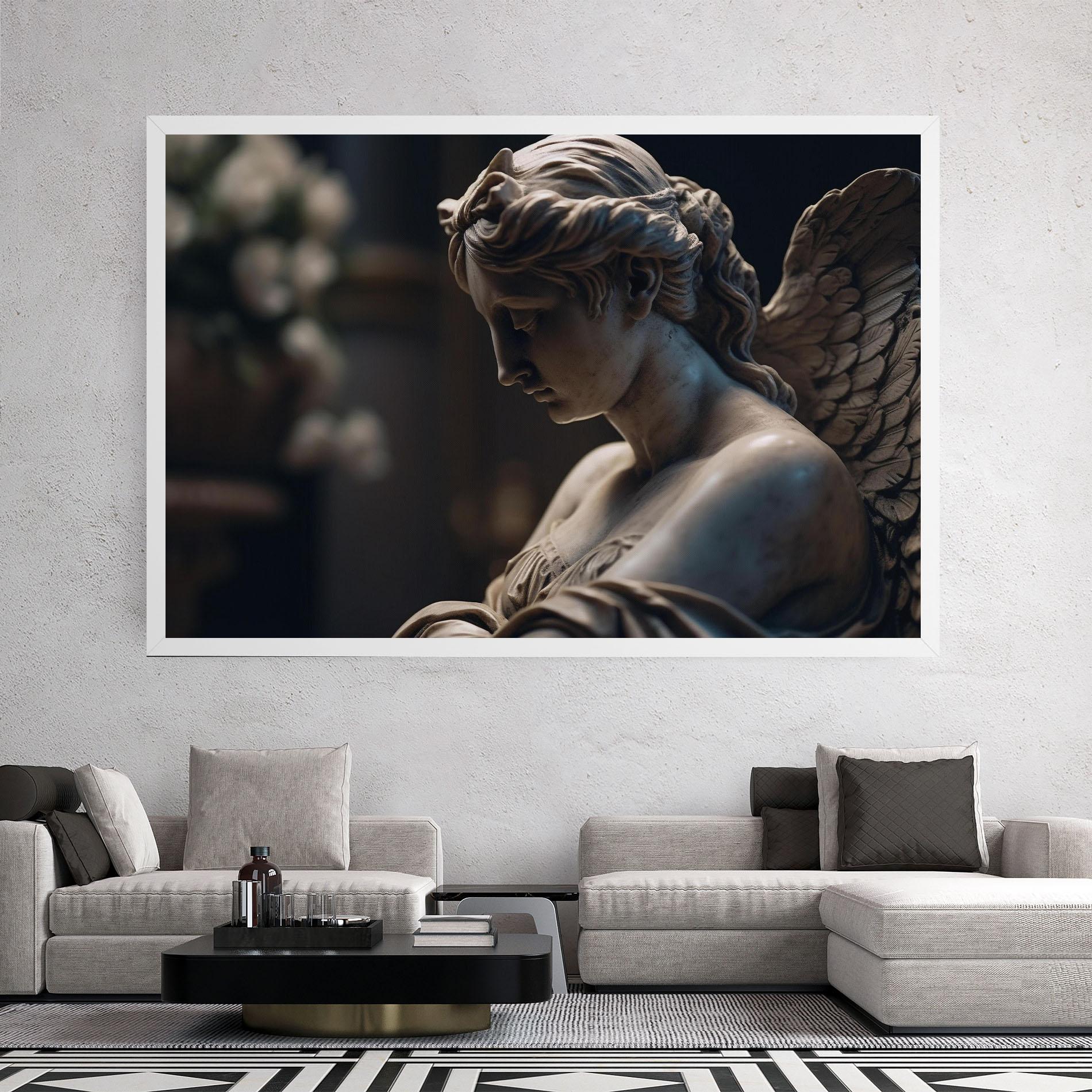 Leinwandbild Praying Woman mockup 2